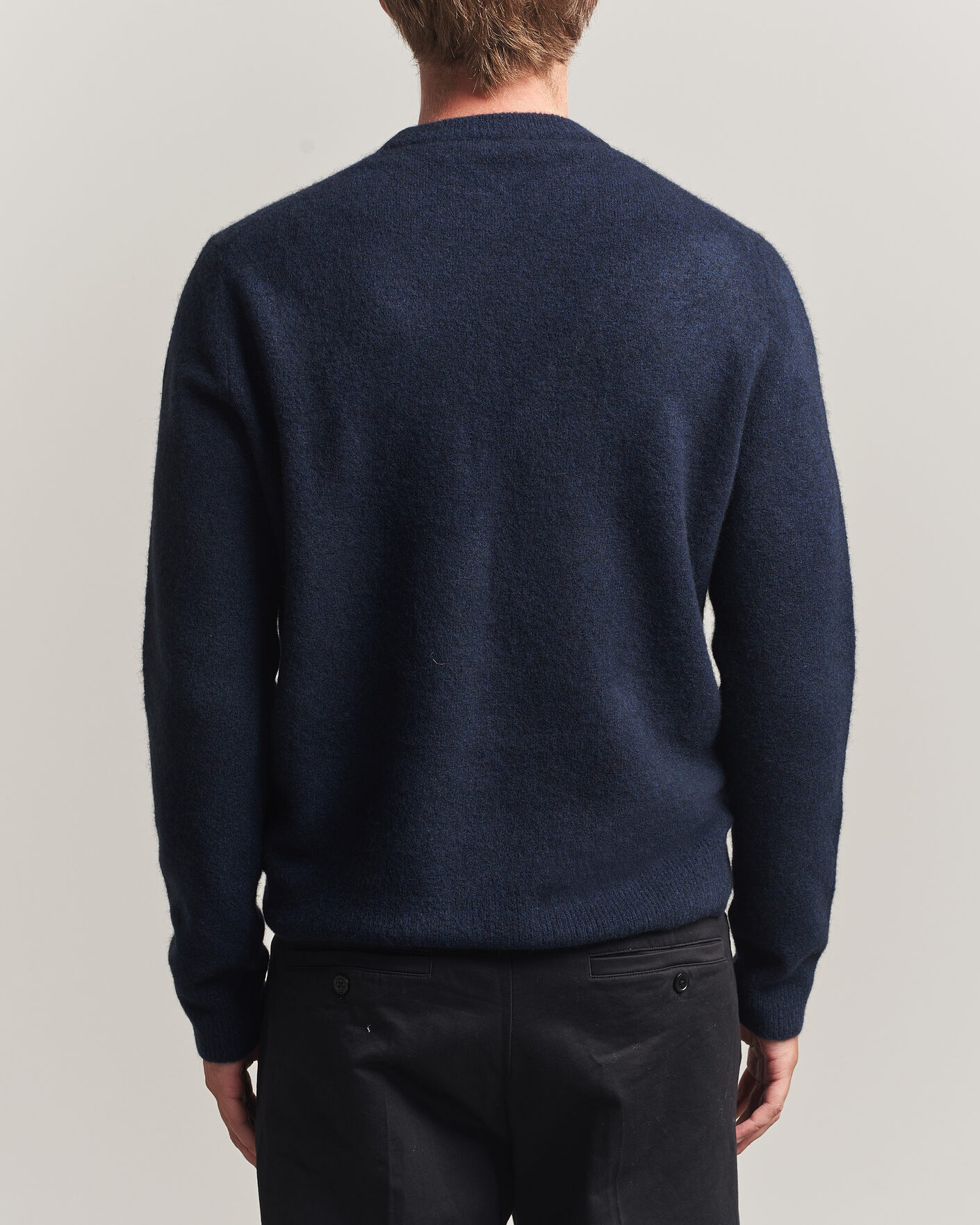 Herre | Trøjer | Filippa K | Yak Knitted Sweater Navy