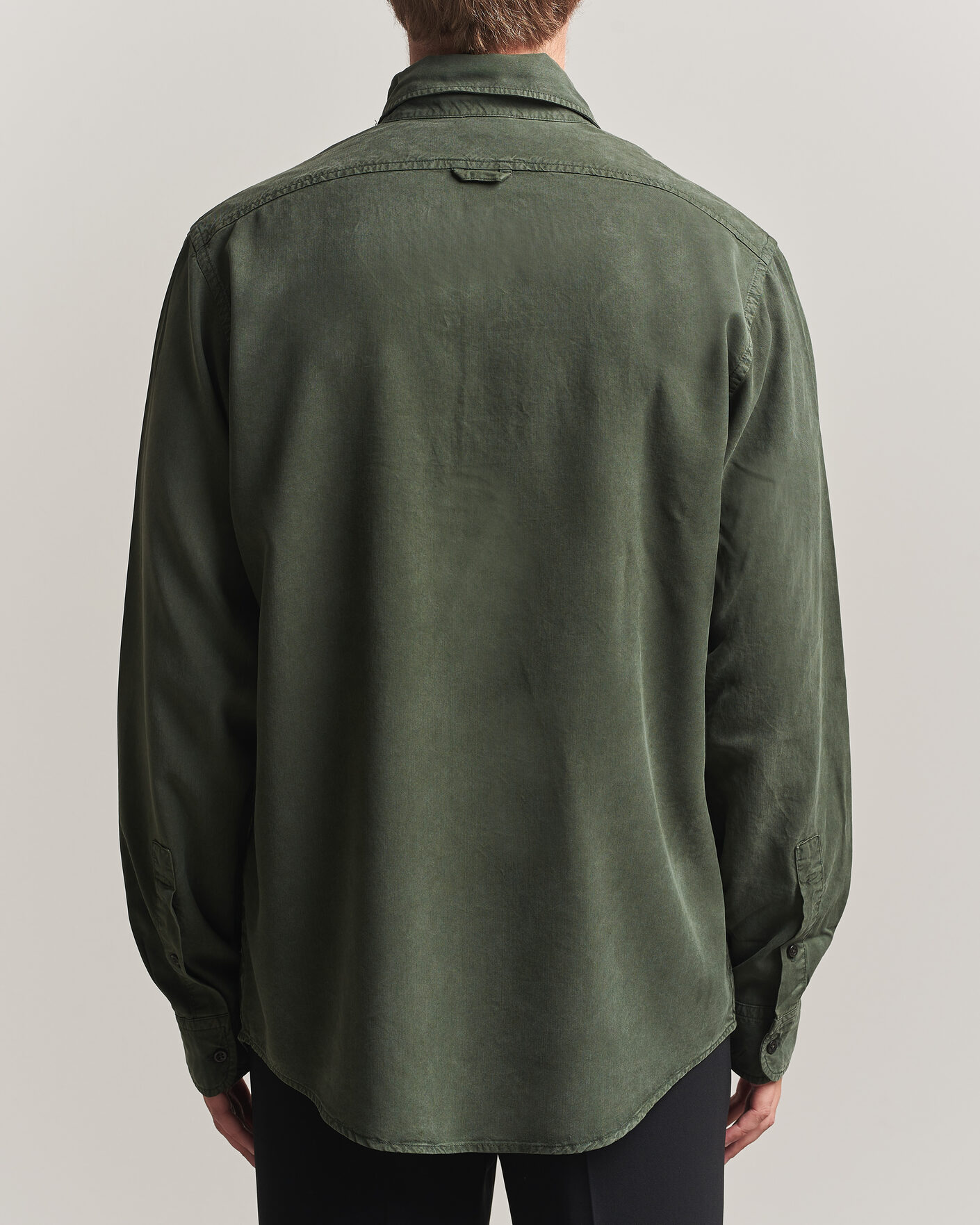 Herre | Skjorter | Filippa K | Zack Lyocell Shirt Night Green