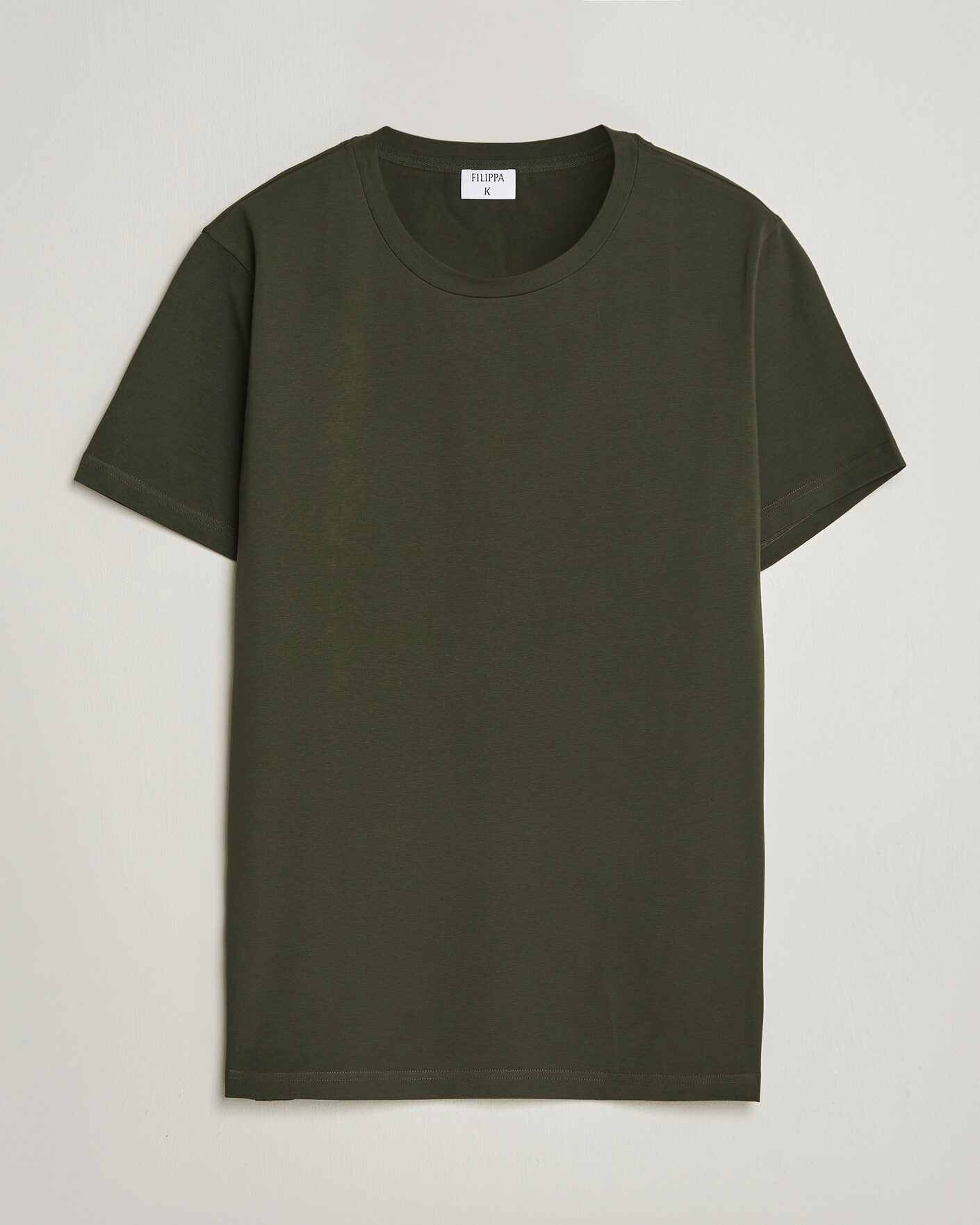Herre | T-Shirts | Filippa K | Soft Lycra T-Shirt Night Green