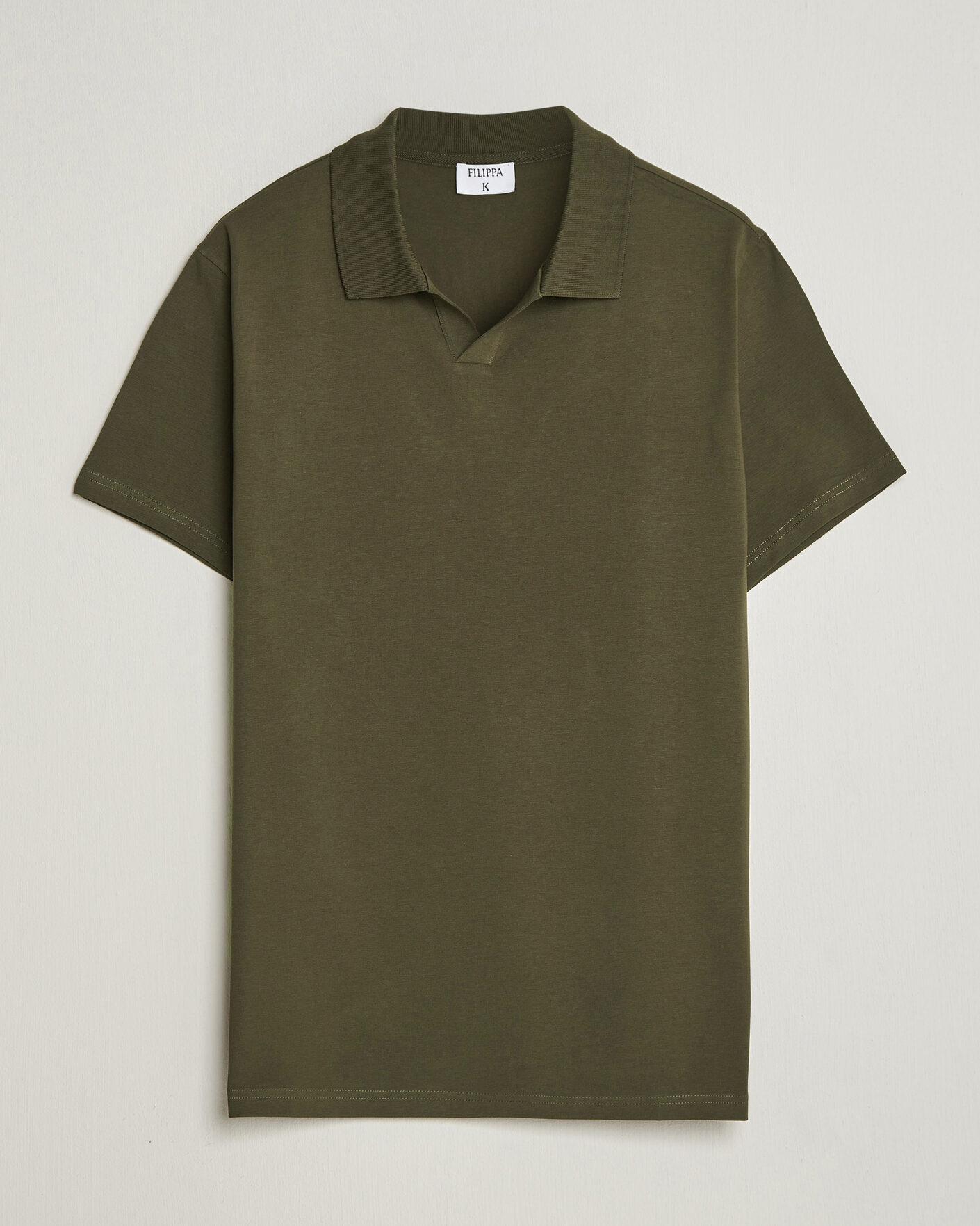 Herre | Polotrøjer | Filippa K | Soft Lycra Polo T-Shirt Ebony Brown