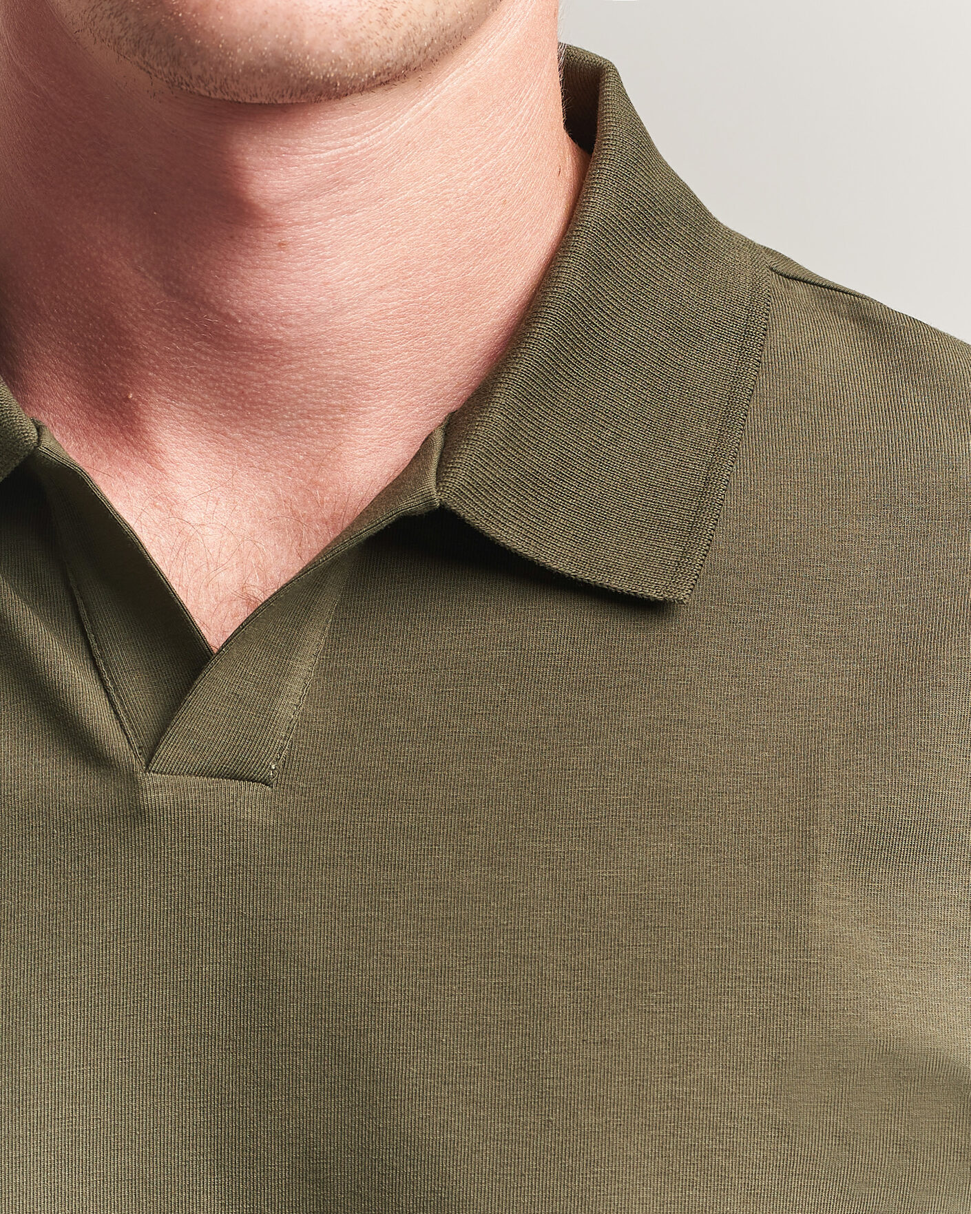 Herre | Polotrøjer | Filippa K | Soft Lycra Polo T-Shirt Ebony Brown