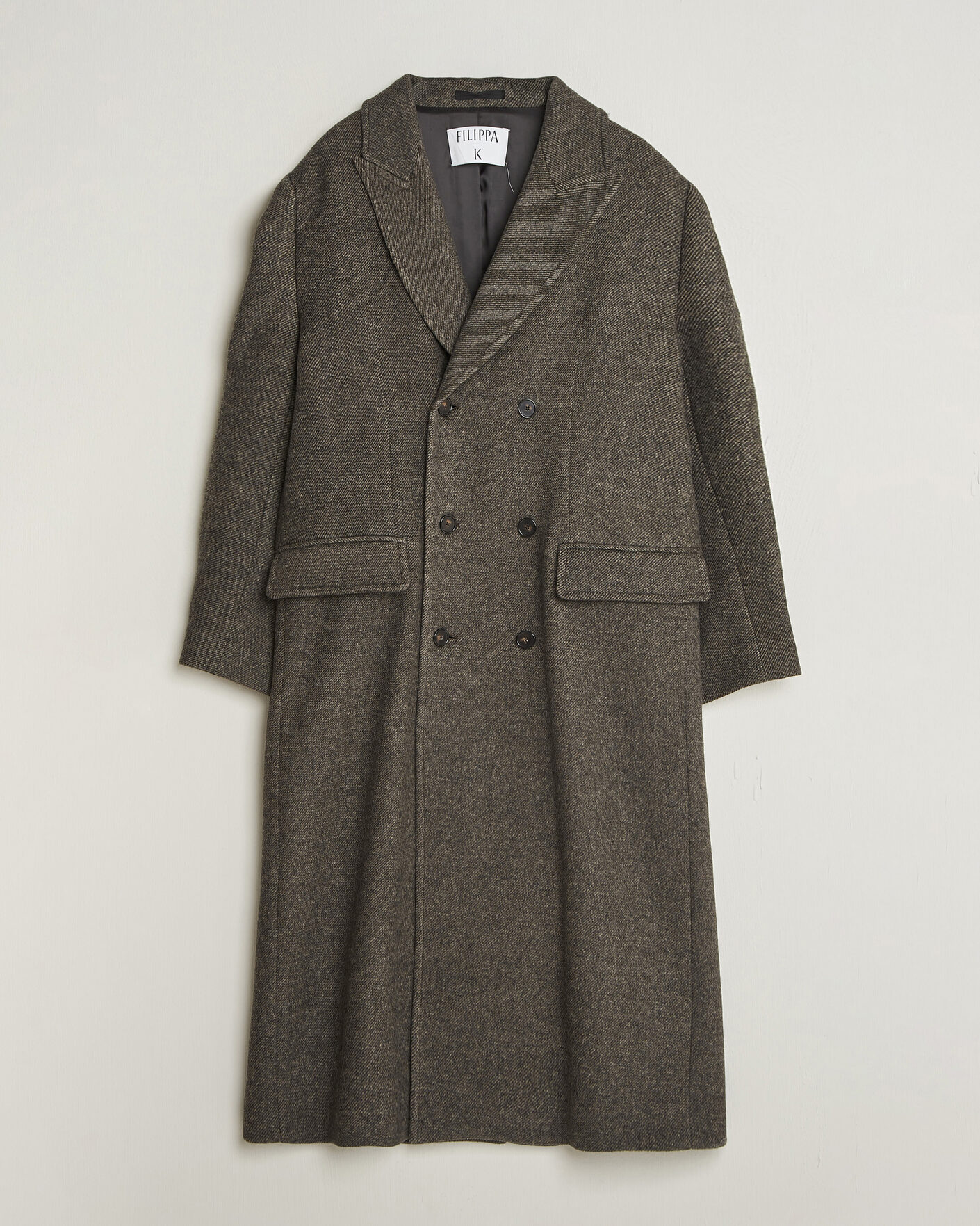 Herre | Jakker | Filippa K | Damian Wool Twill Coat Driftwood