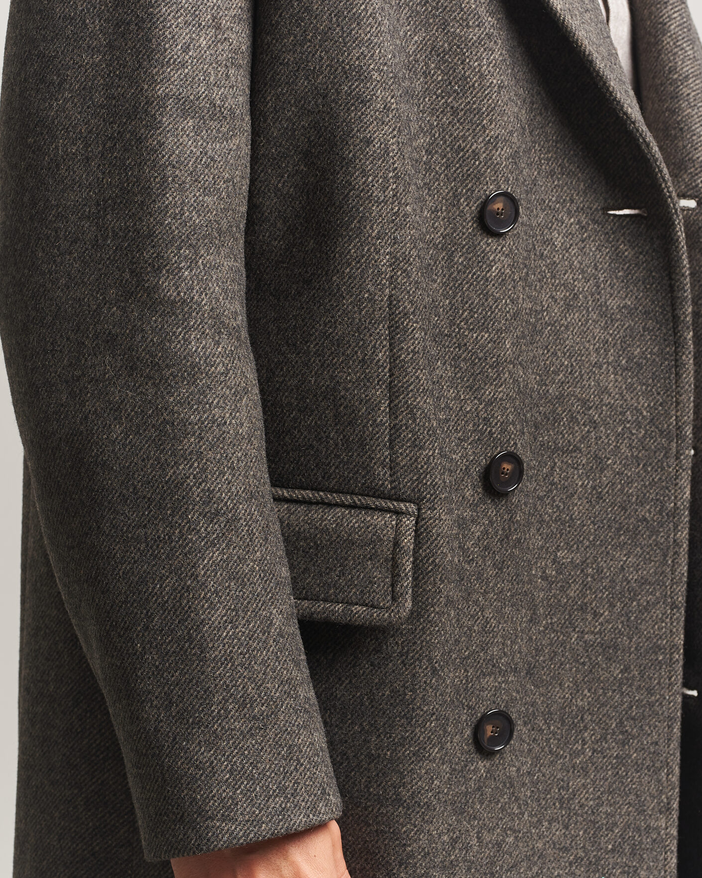 Herre | Jakker | Filippa K | Damian Wool Twill Coat Driftwood
