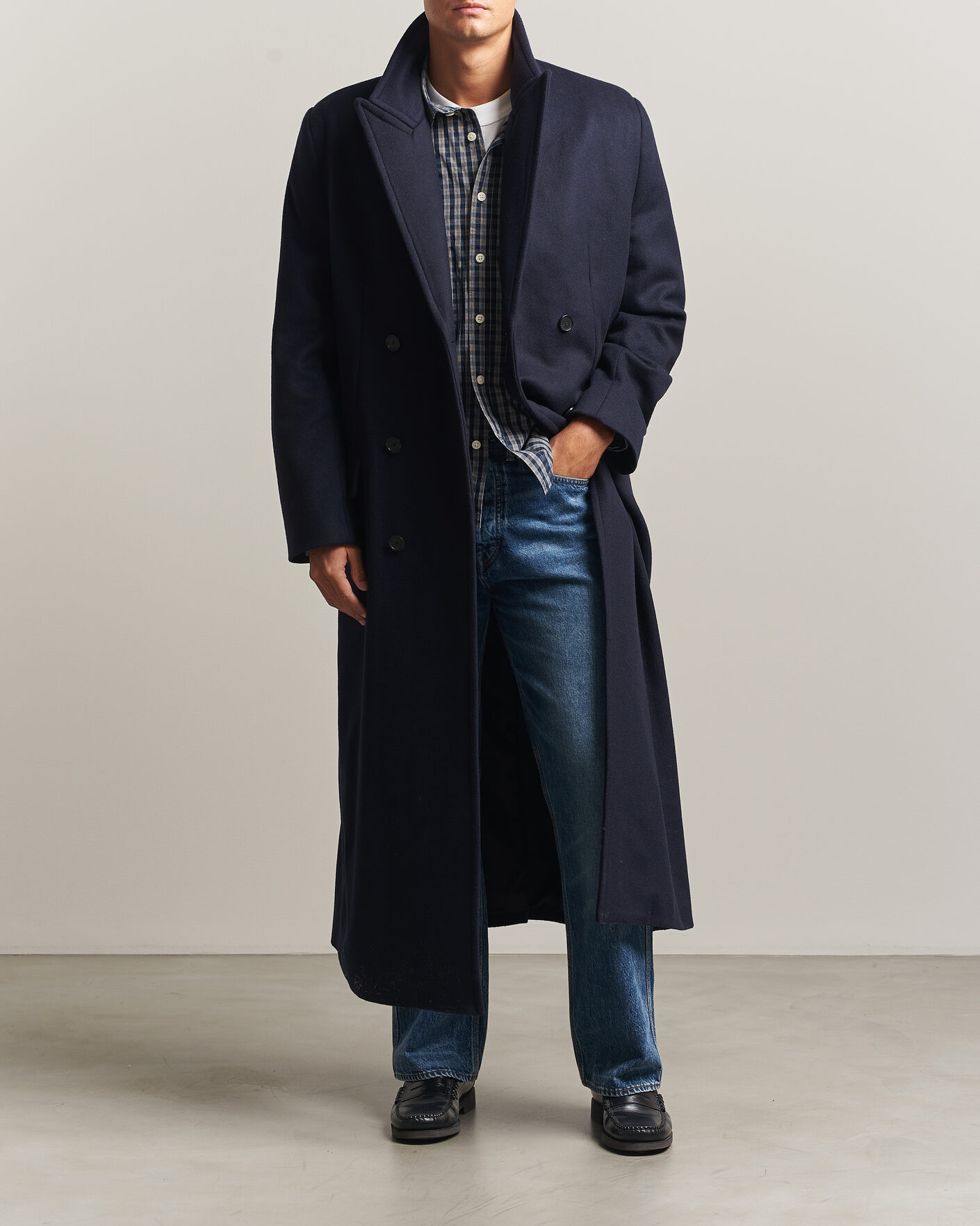 Herre | Jakker | Filippa K | Damian Wool Coat French Navy