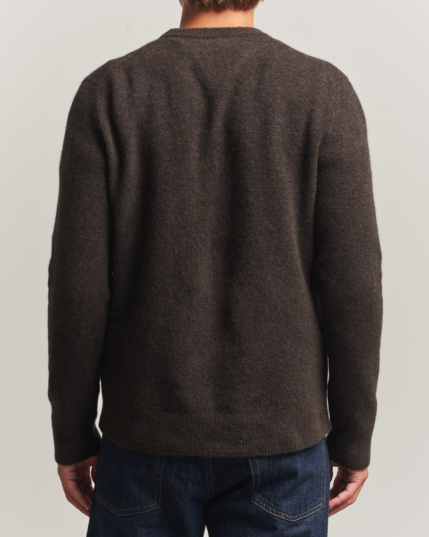 Herre | Trøjer | Filippa K | Yak Knitted Sweater Golden Brown