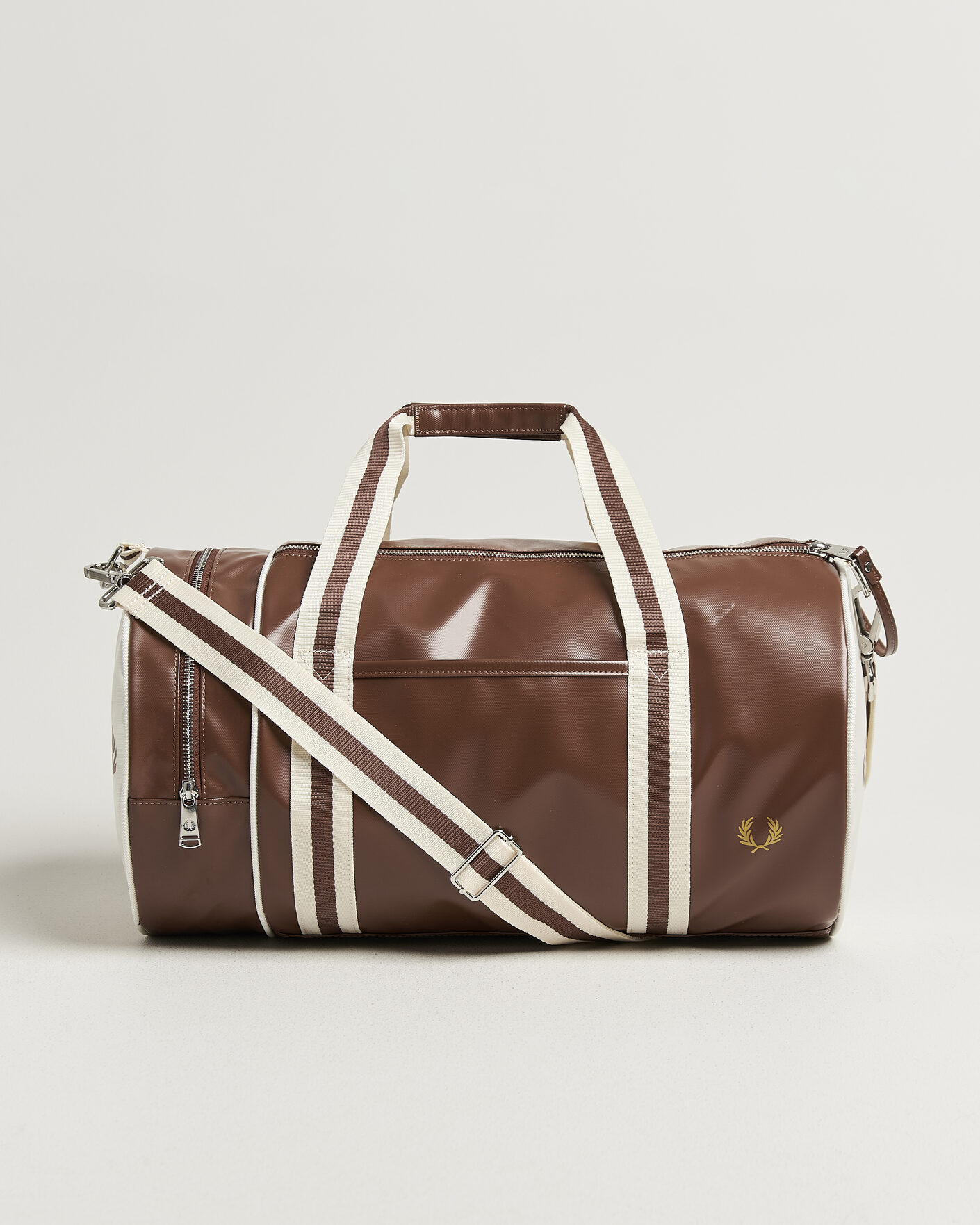 Herre | Tasker | Fred Perry | Classic Barrel Bag Tan