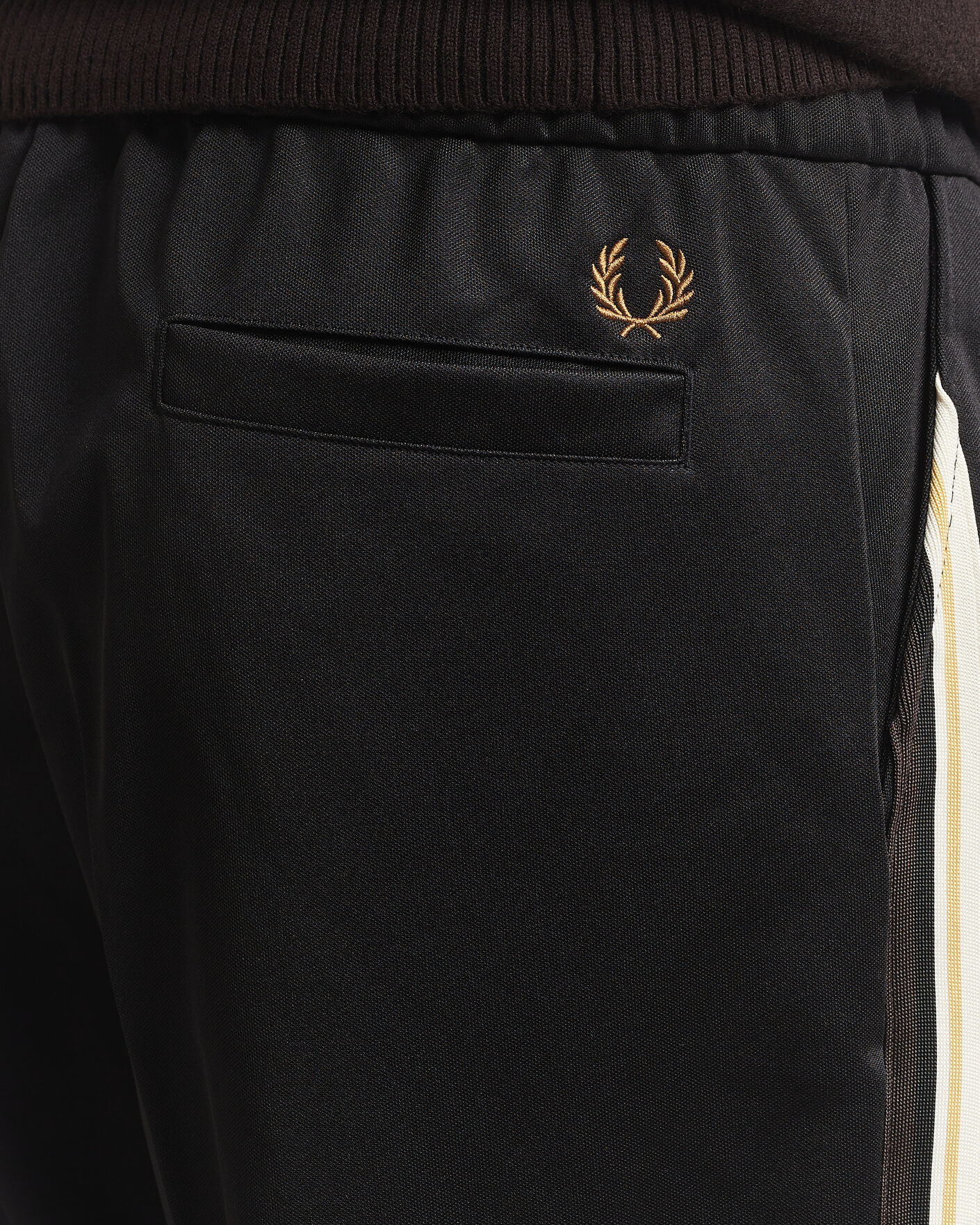 Herre | Bukser | Fred Perry | Tipped Taped Track Pants Black