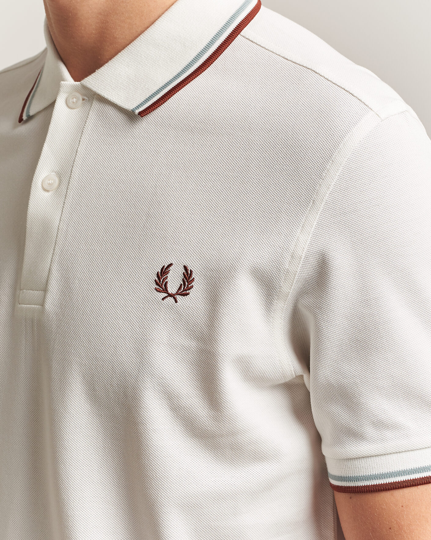 Herre | Polotrøjer | Fred Perry | Twin Tipped Polo Shirt Ecru
