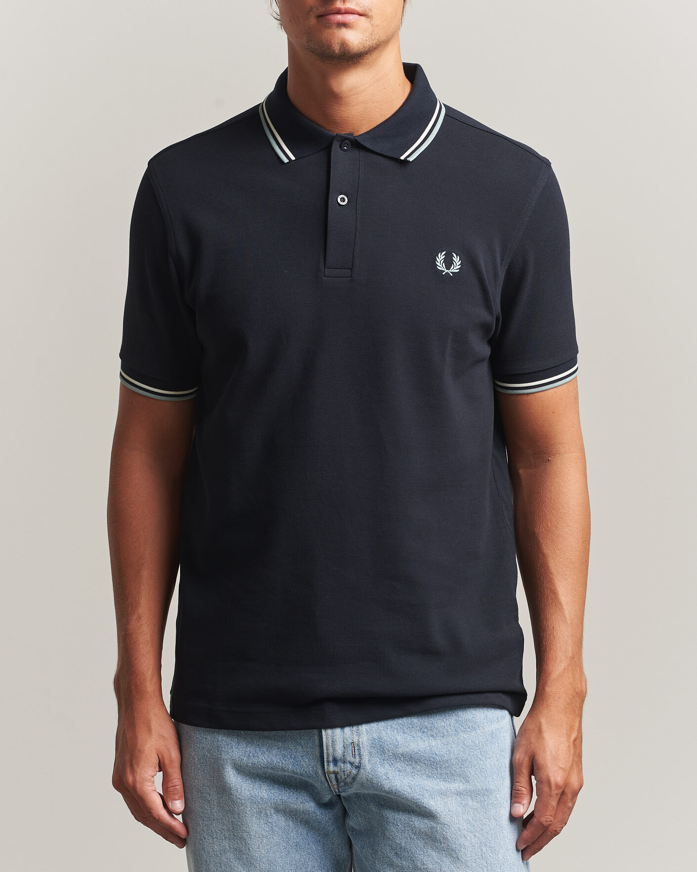 Herre | Polotrøjer | Fred Perry | Twin Tipped Polo Shirt Navy