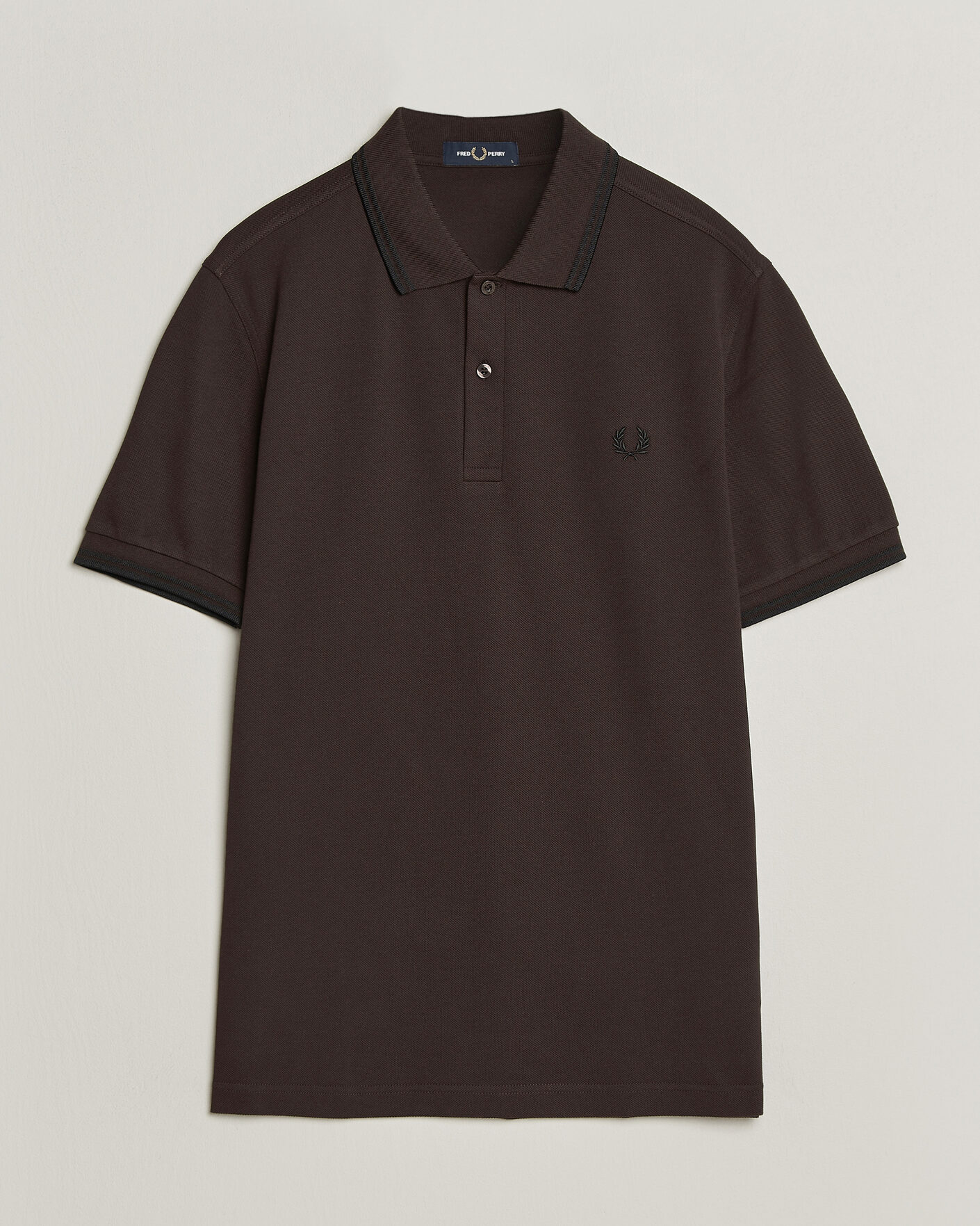 Herre | Polotrøjer | Fred Perry | Twin Tipped Polo Shirt Rich Brown