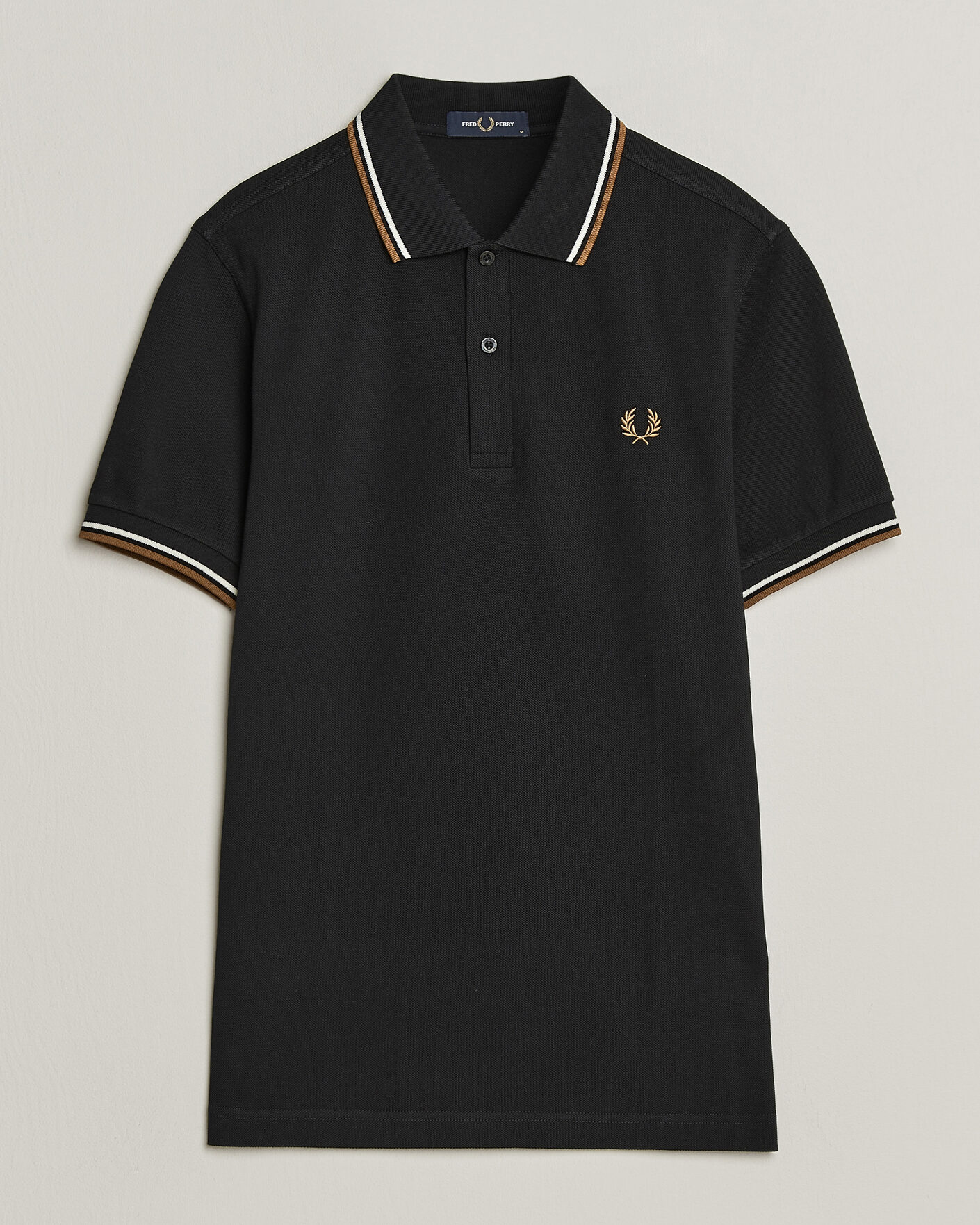 Herre | Polotrøjer | Fred Perry | Twin Tipped Polo Shirt Black