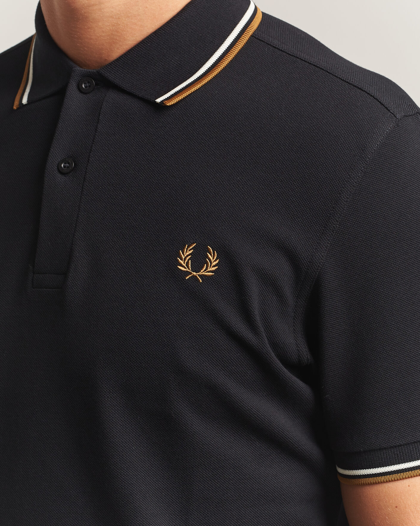 Herre | Polotrøjer | Fred Perry | Twin Tipped Polo Shirt Black