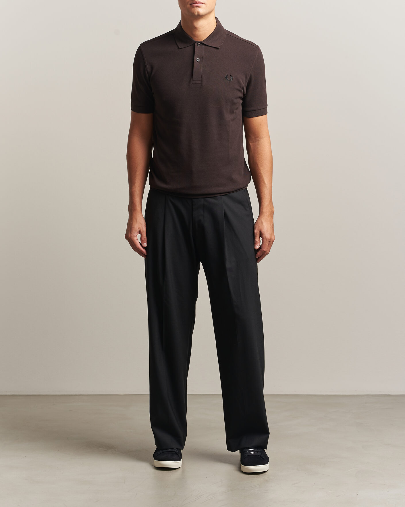 Herre | Polotrøjer | Fred Perry | Plain Polo Shirt Night Rich Brown