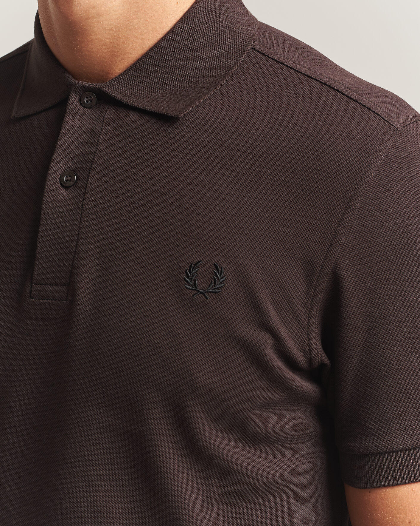 Herre | Polotrøjer | Fred Perry | Plain Polo Shirt Night Rich Brown