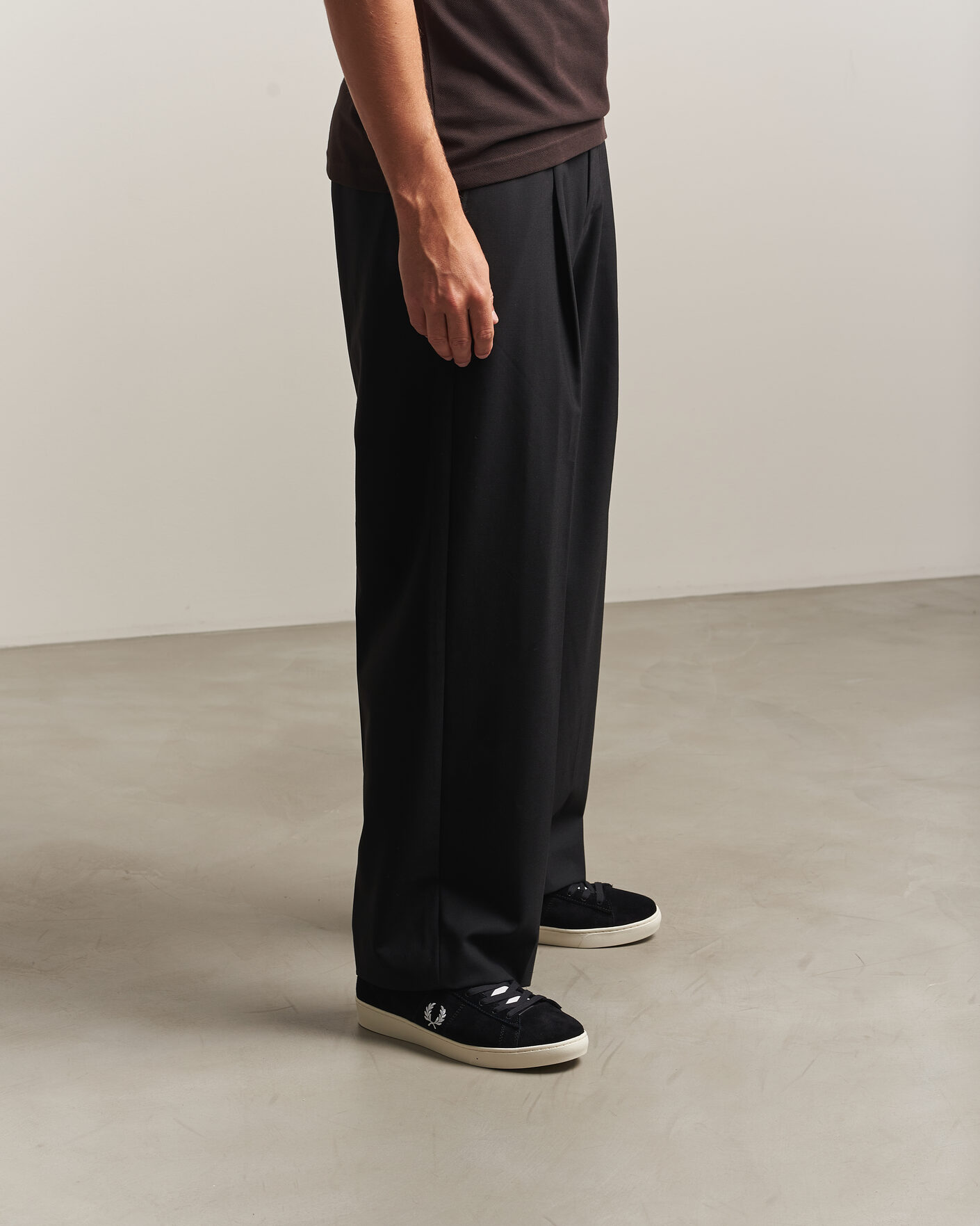 Herre | Sneakers | Fred Perry | Spencer Suede Sneaker Black