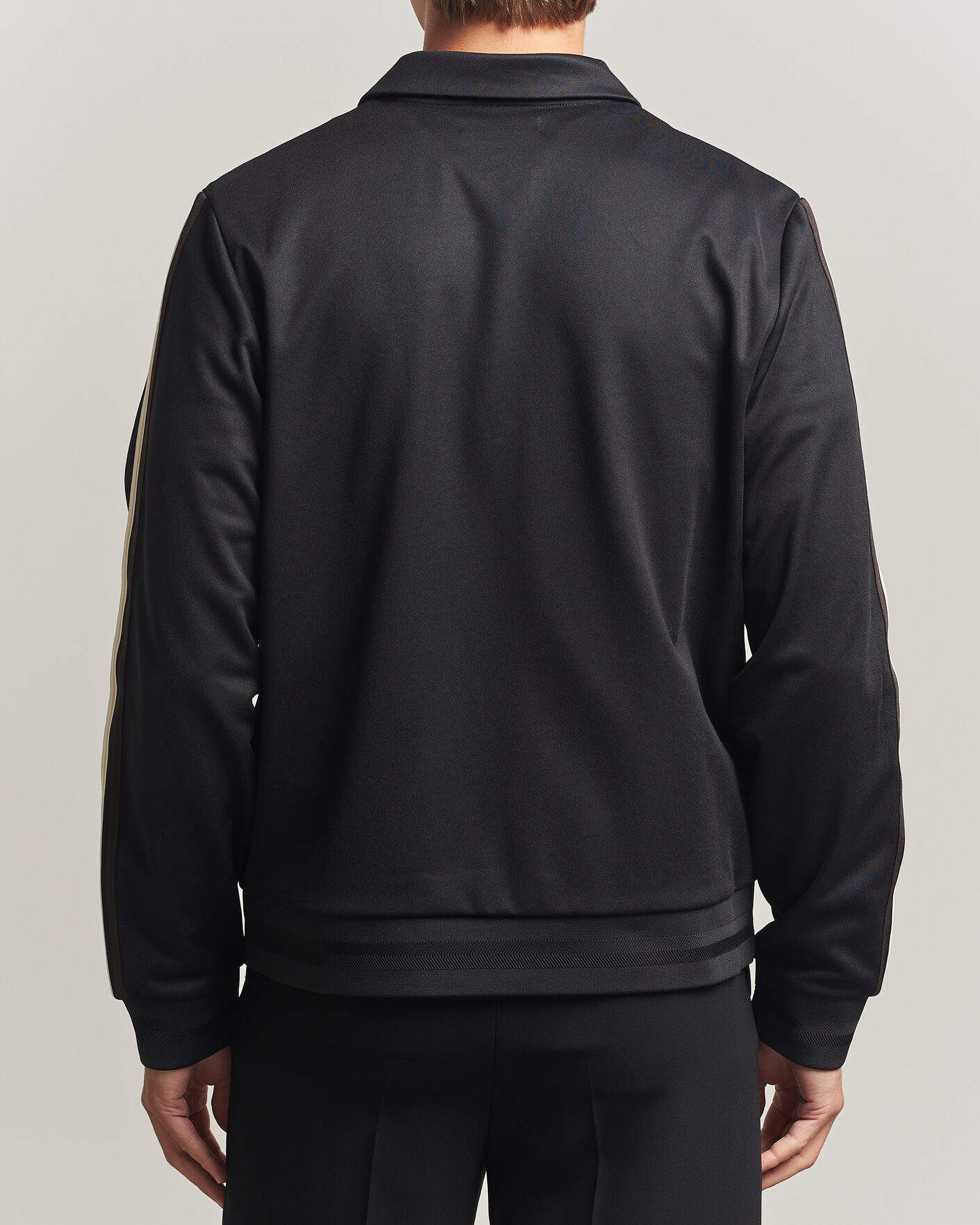 Herre | Trøjer | Fred Perry | Tipped Taped Track Jacket Black