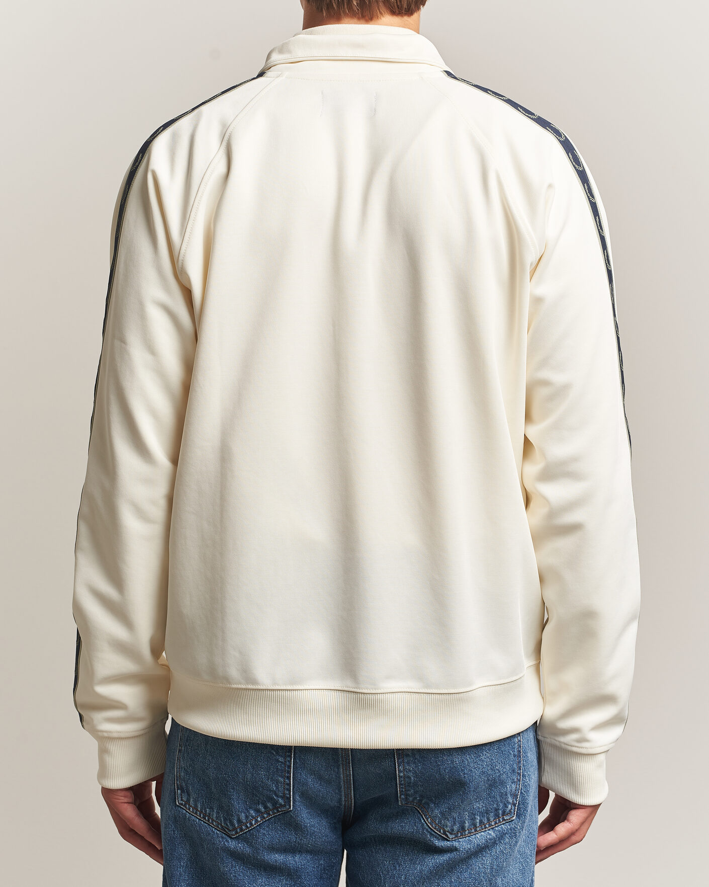 Herre | Trøjer | Fred Perry | Taped Track Jacket Ecru