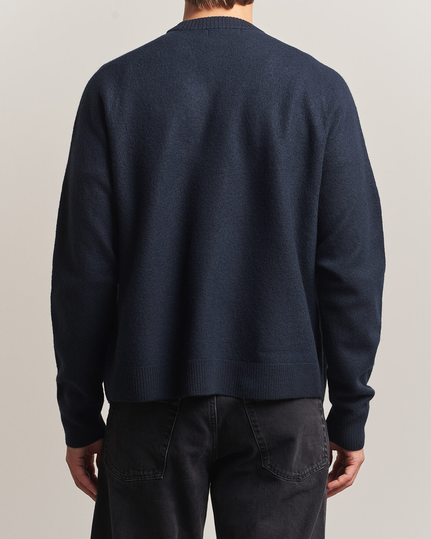 Herre | Trøjer | Fred Perry | Wool Saddle Sleeve Cardigan Navy