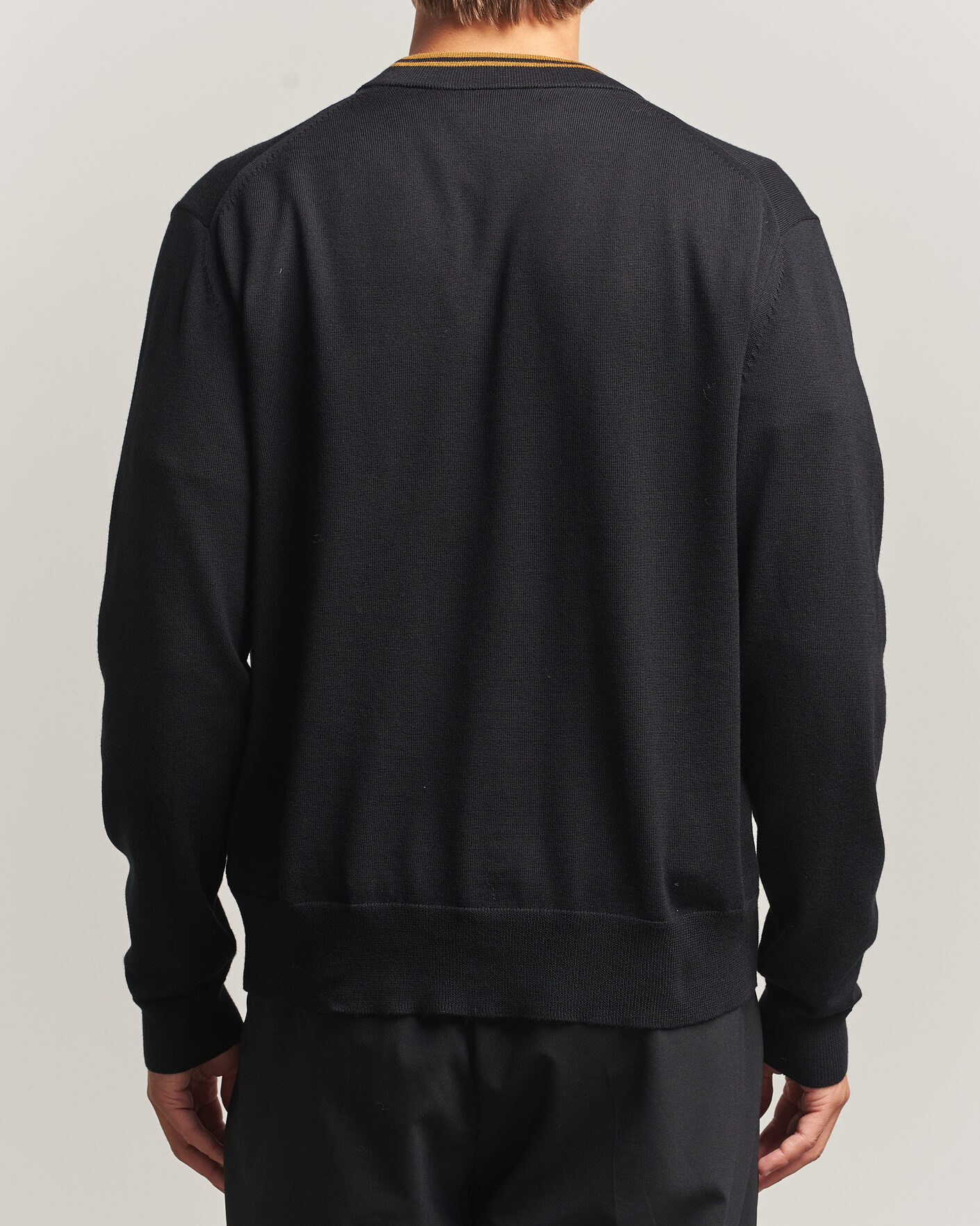 Herre | Trøjer | Fred Perry | Classic Knitted Cardigan Black