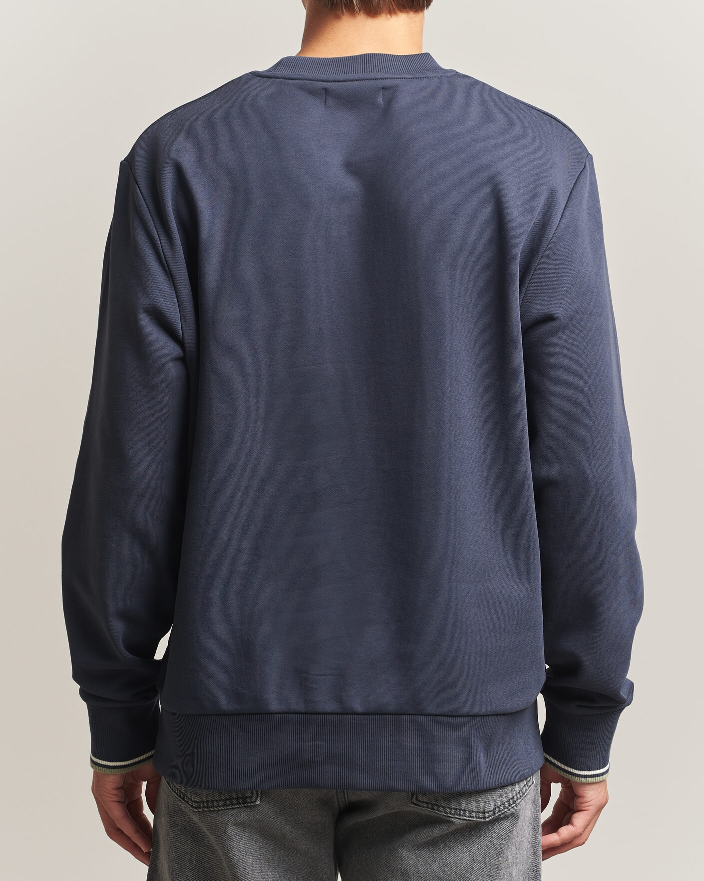 Herre | Trøjer | Fred Perry | Crew Neck Sweatshirt Dark Airforce
