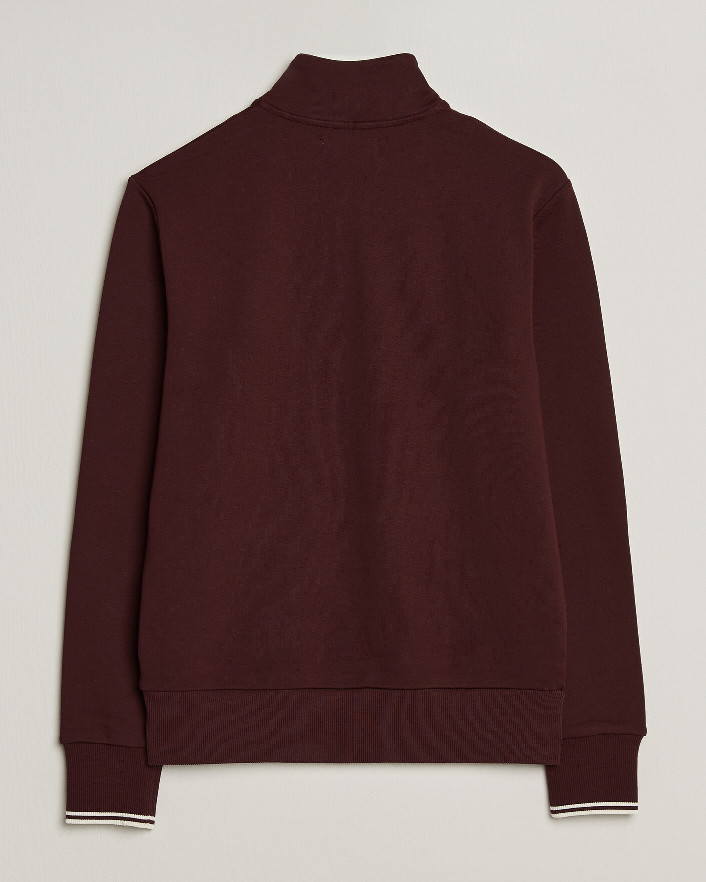 Herre | Trøjer | Fred Perry | Half Zip Sweatshirt Oxblood