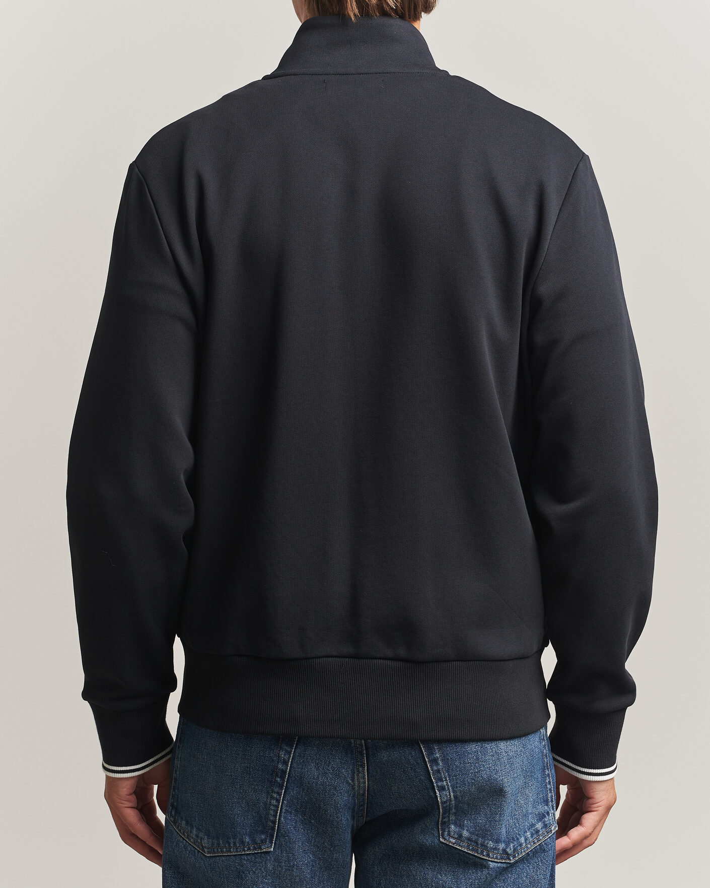 Herre | Trøjer | Fred Perry | Full Zip Sweatshirt Black