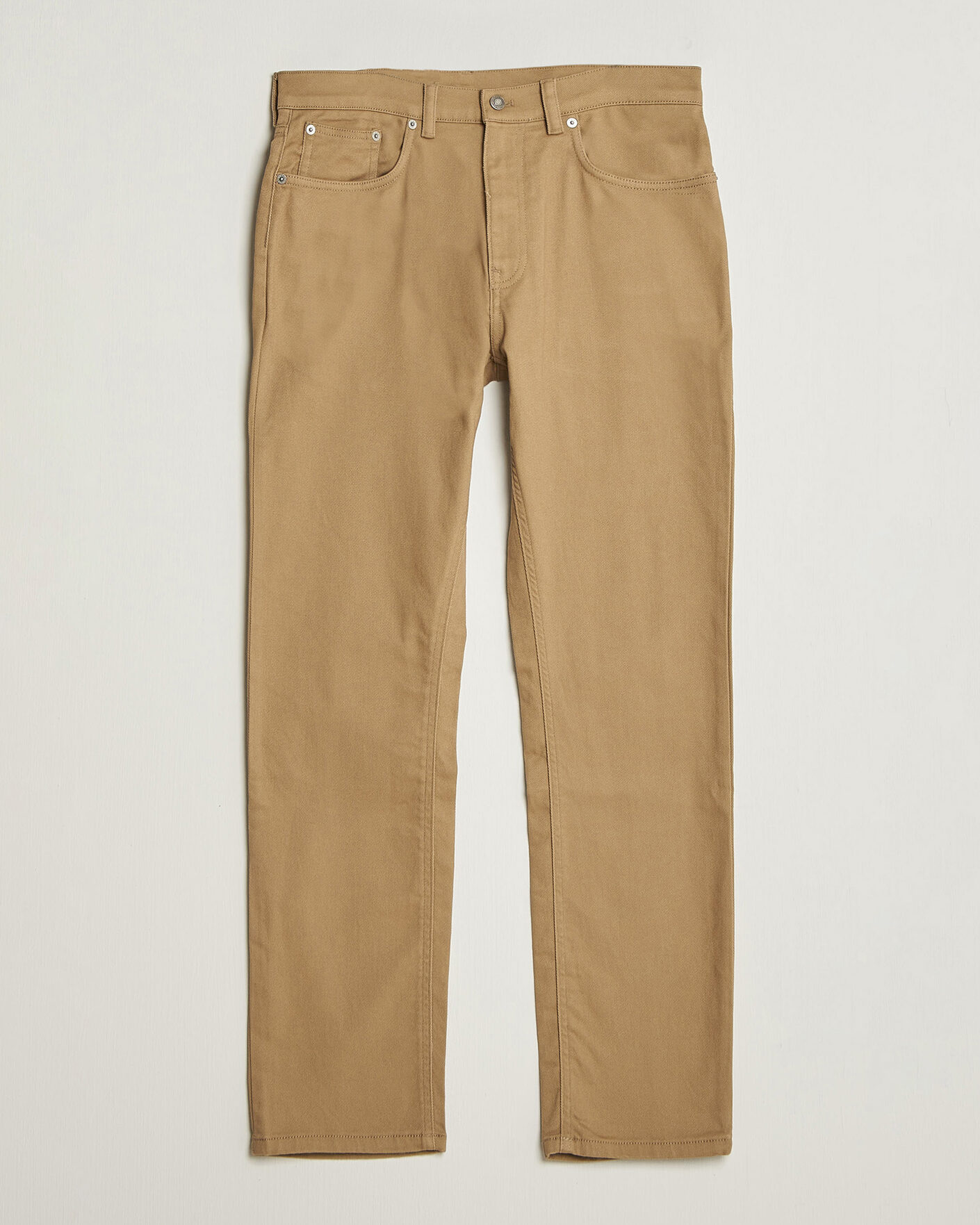 Herre | Bukser | Gant | Regular Fit Soft Twill 5-Pocket Pants Light Taupe
