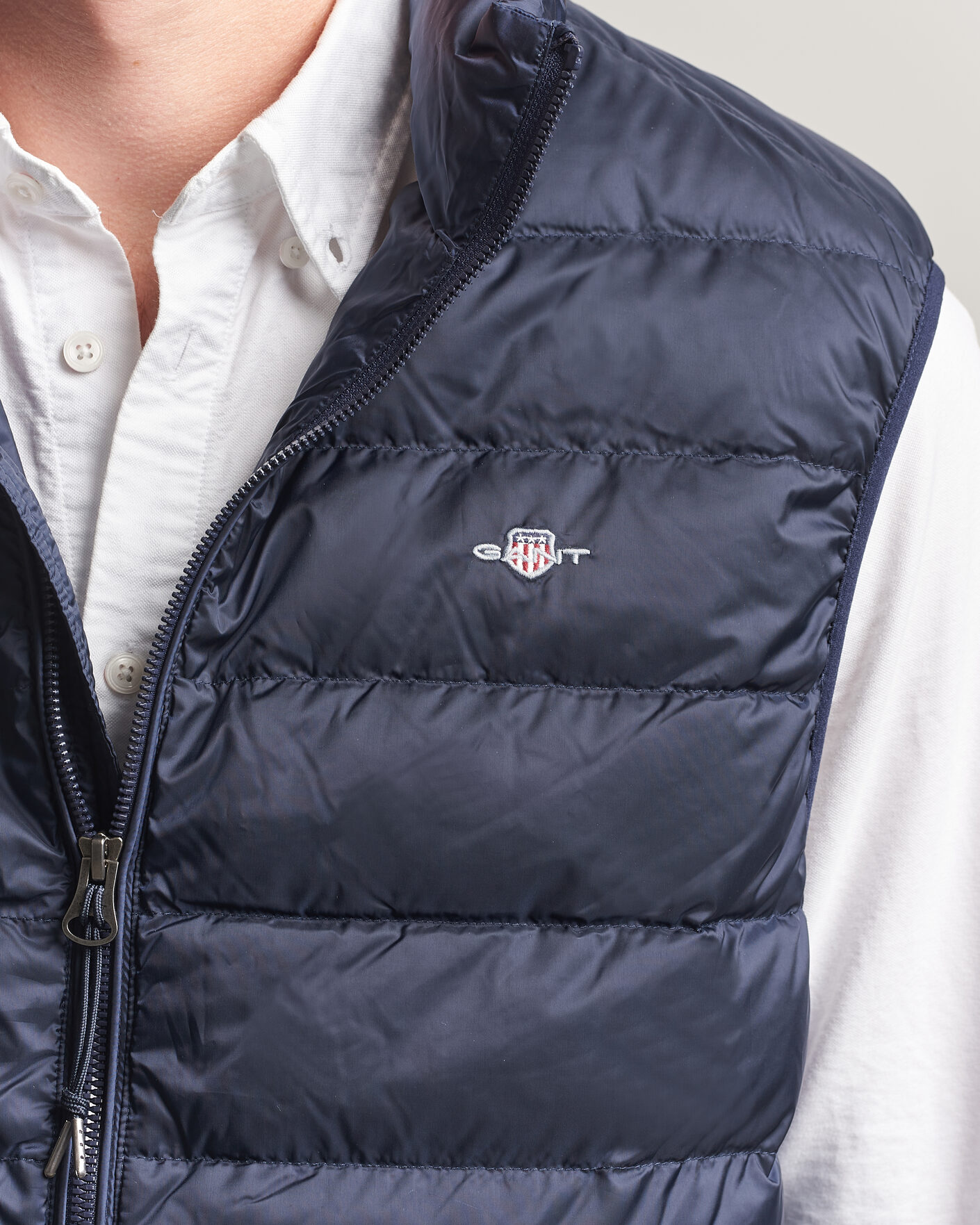 Herre | Veste | Gant | Light Down Vest Evening Blue