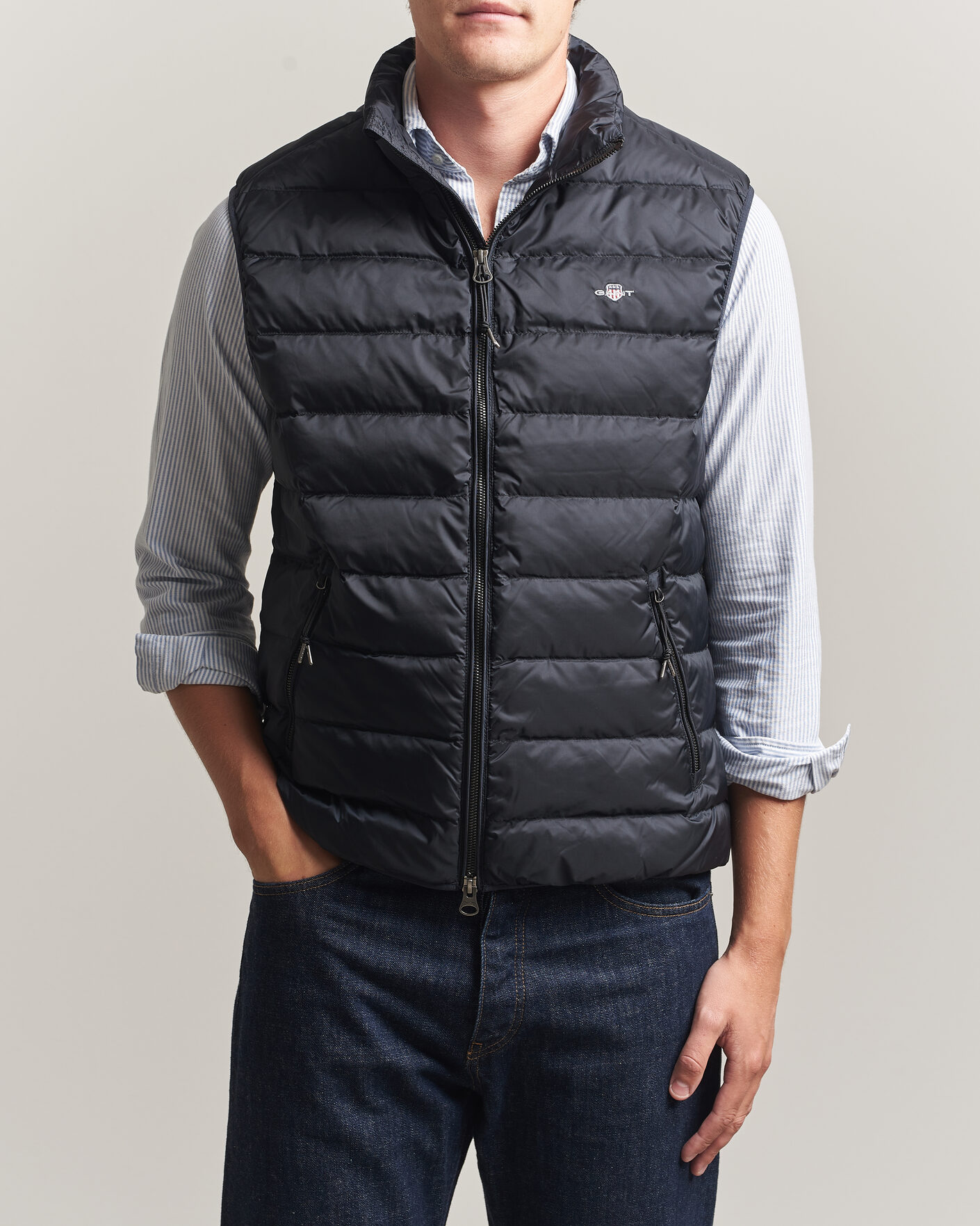 Herre | Veste | Gant | Light Down Vest Black