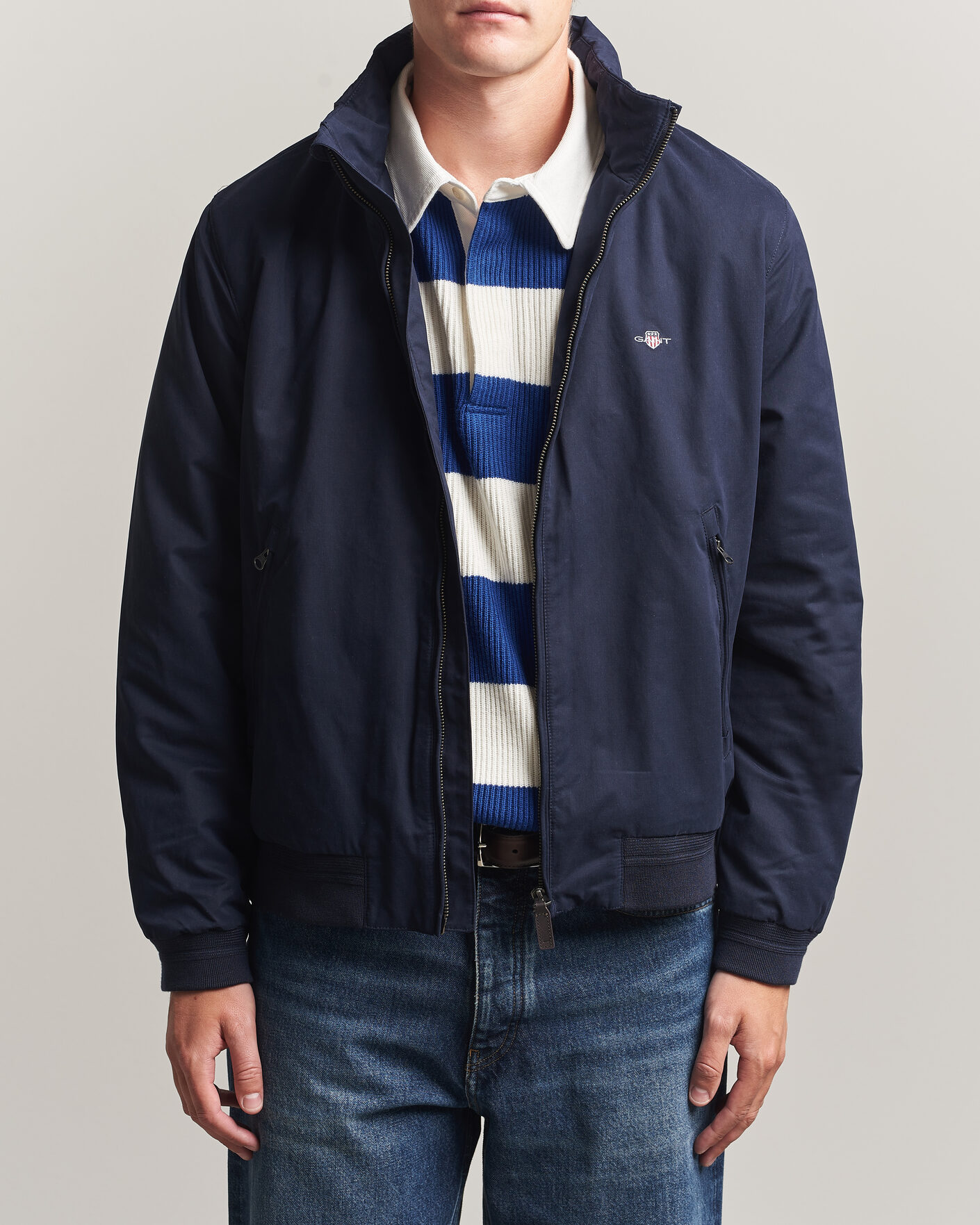 Herre | Jakker | Gant | Hampshire Jacket Evening Blue