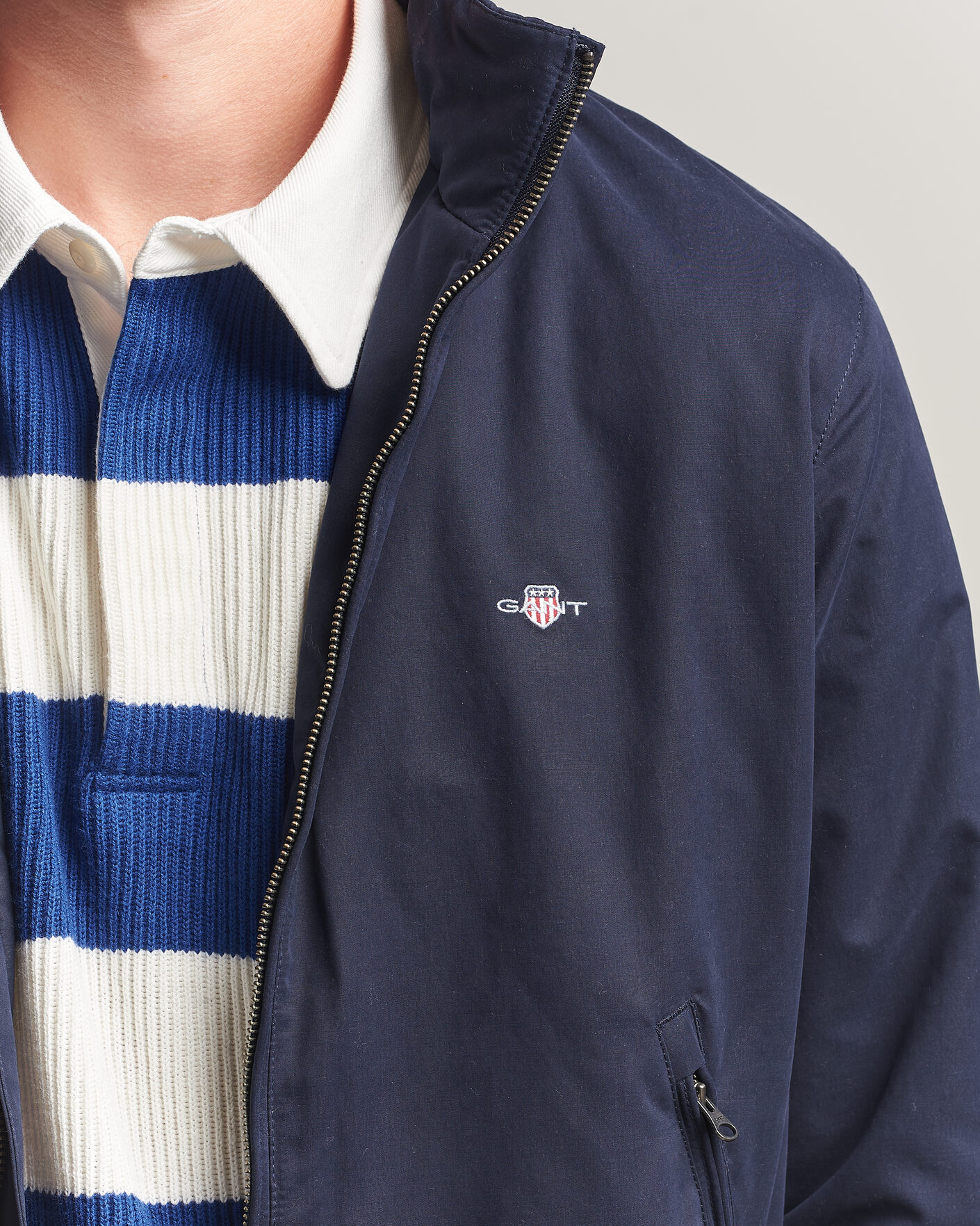 Herre | Jakker | Gant | Hampshire Jacket Evening Blue