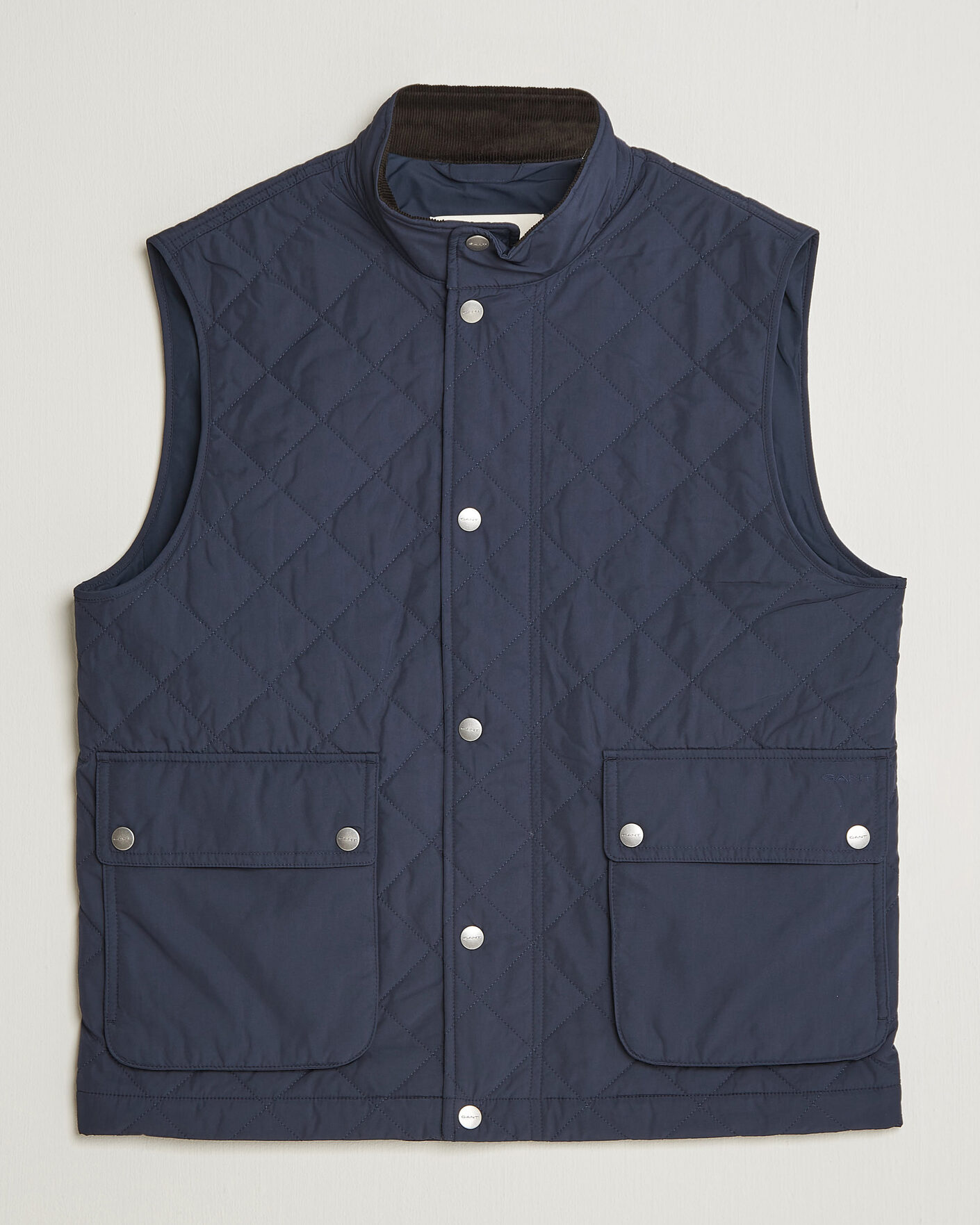 Herre | Veste | Gant | Classic Quilted Vest Evening Blue
