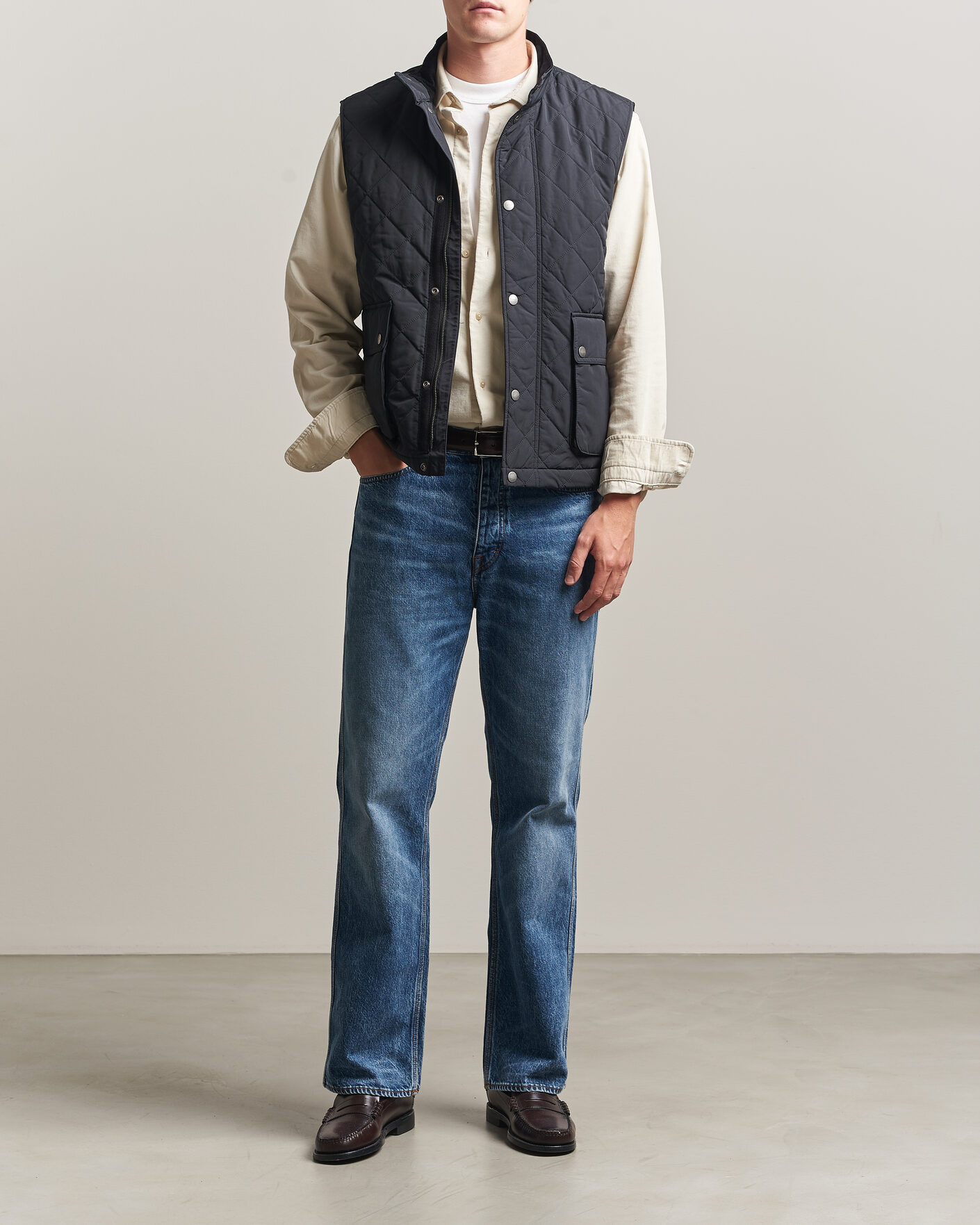 Herre | Veste | Gant | Classic Quilted Vest Black