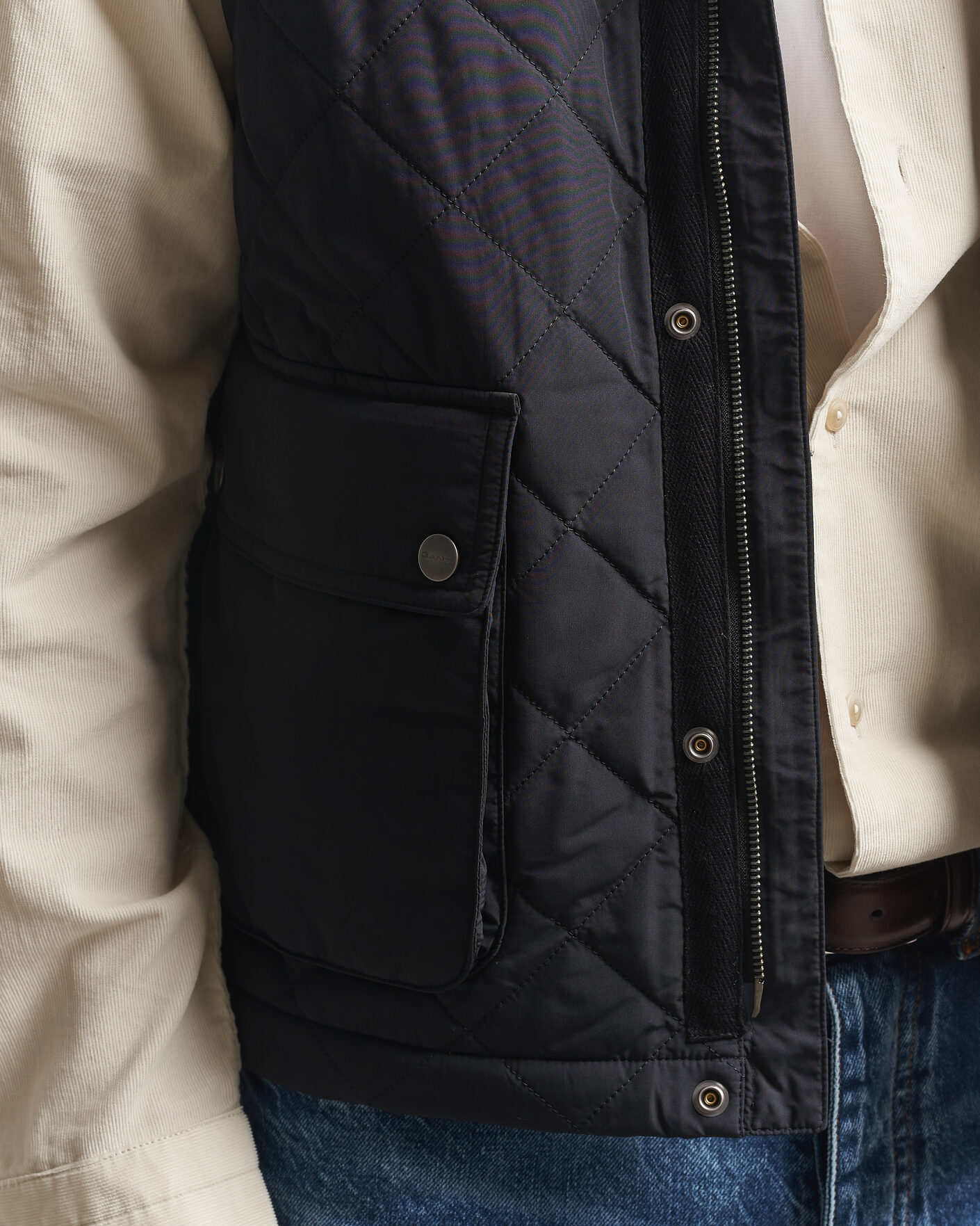 Herre | Veste | Gant | Classic Quilted Vest Black