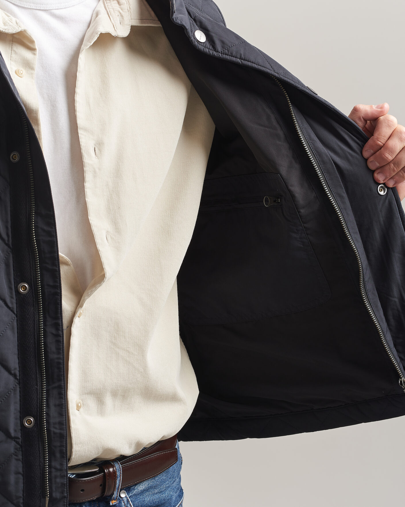 Herre | Veste | Gant | Classic Quilted Vest Black