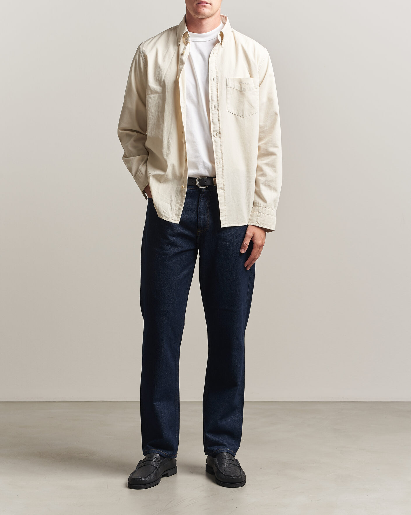 Herre | Jeans | Gant | Straight Fit Jeans Dark Blue