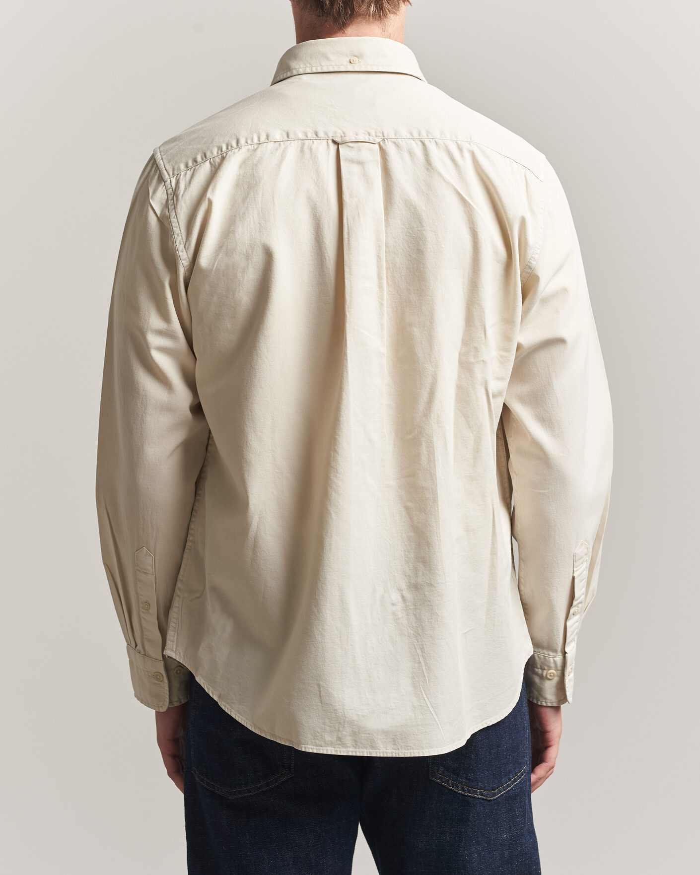 Herre | Skjorter | Gant | Regular Fit Garment Dyed Twill Shirt Sand
