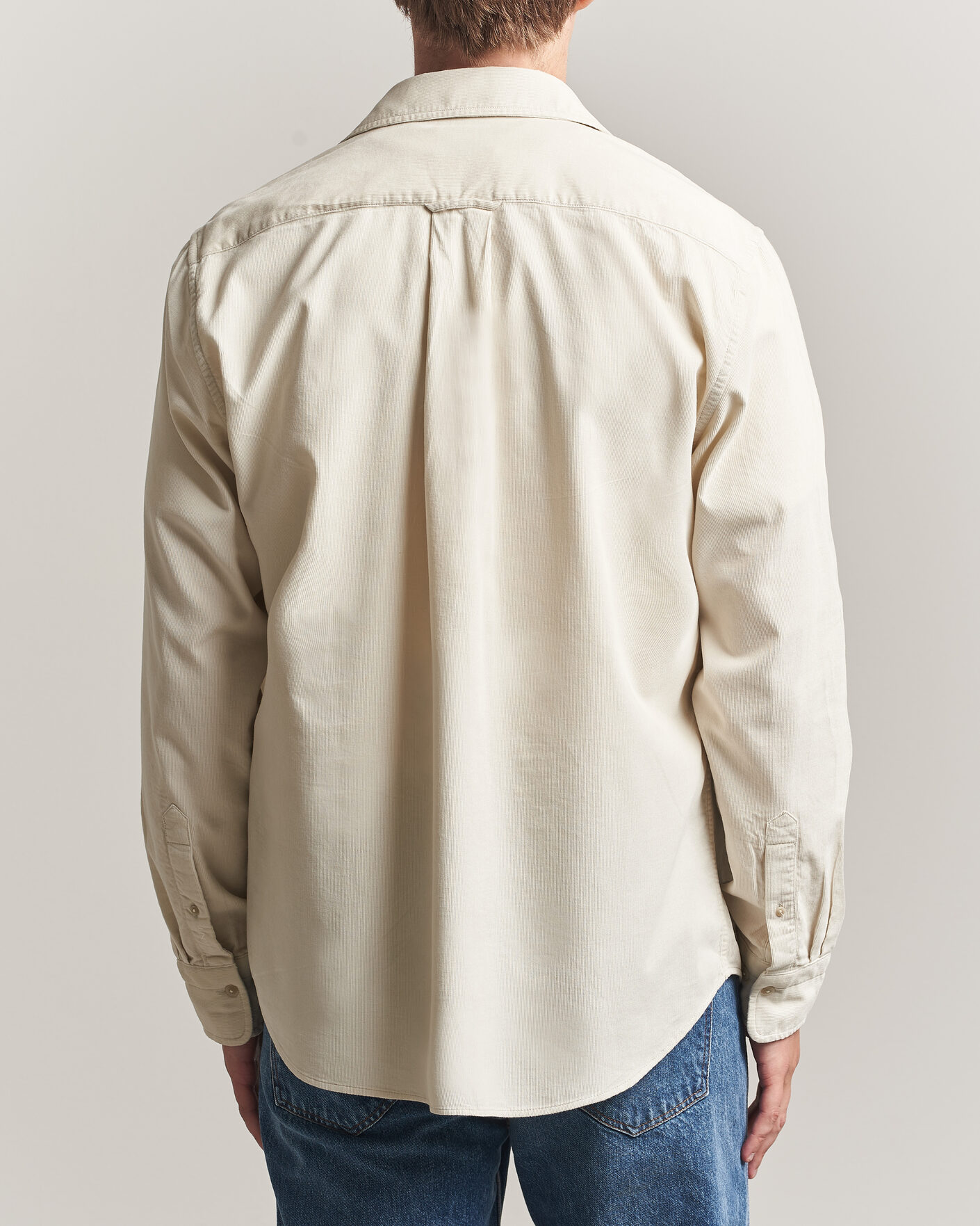 Herre | Skjorter | Gant | Regular Fit Baby Cord Shirt Sand