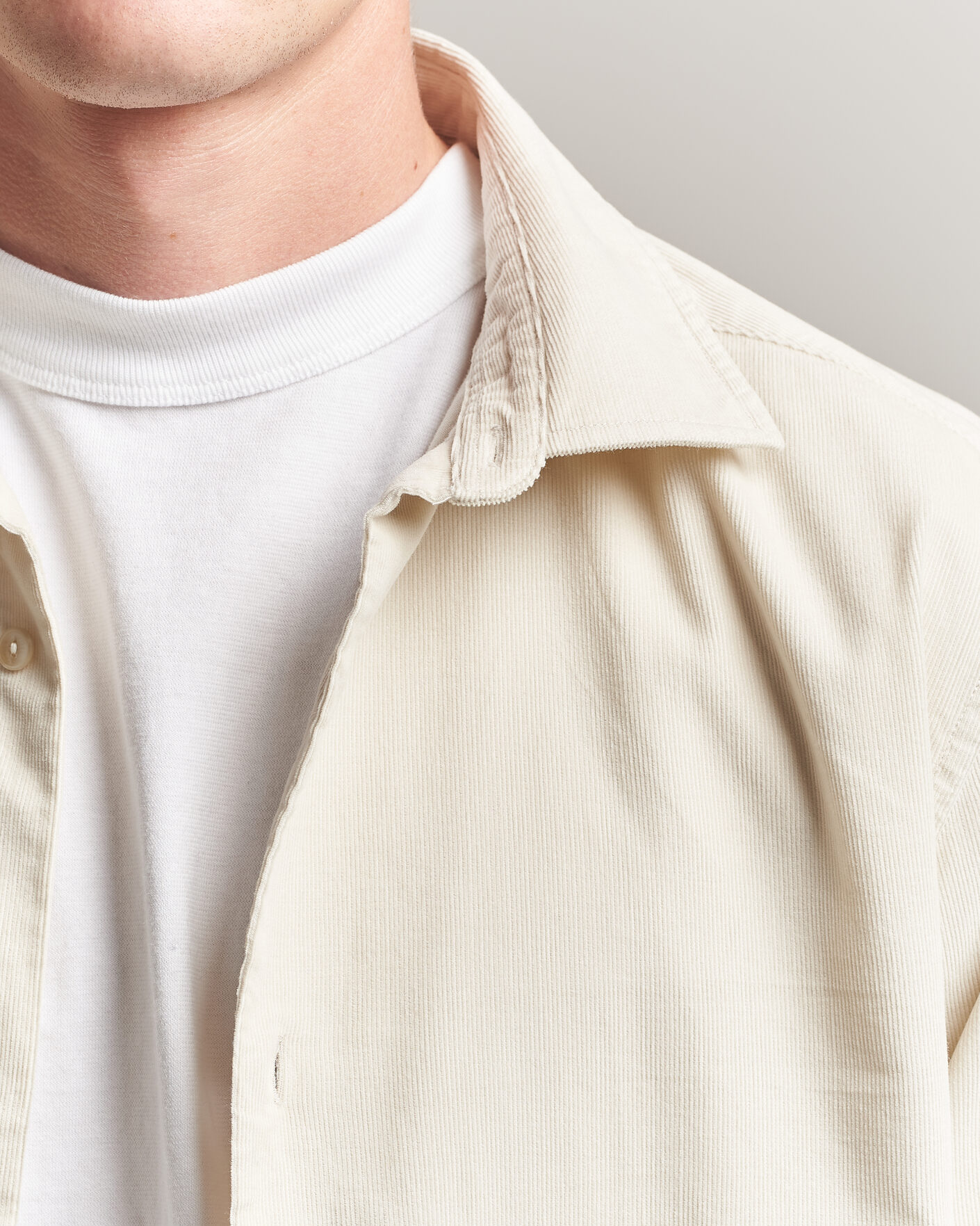 Herre | Skjorter | Gant | Regular Fit Baby Cord Shirt Sand