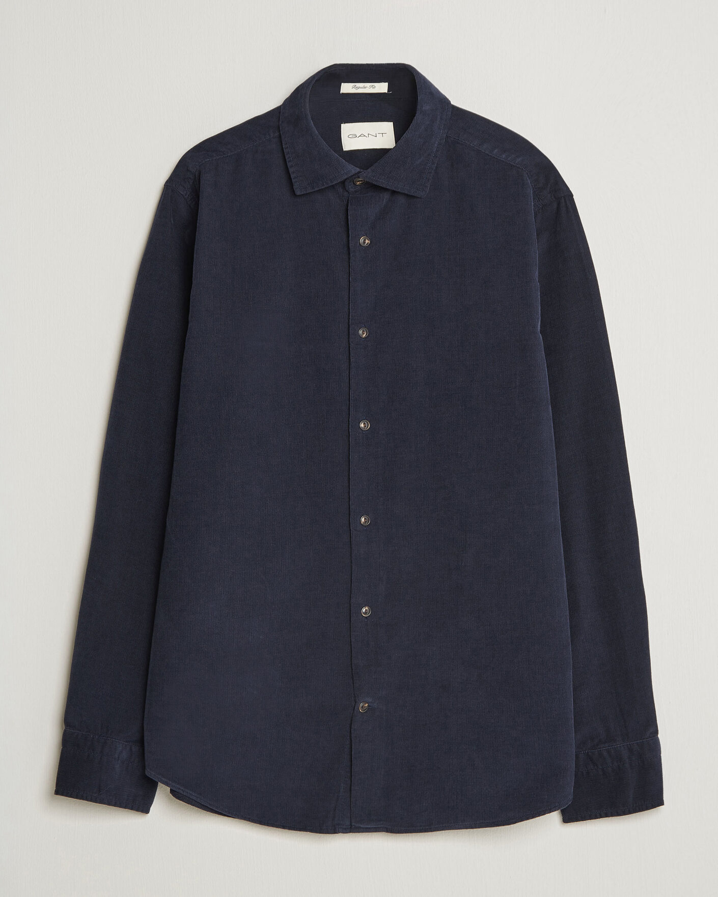 Herre | Skjorter | Gant | Regular Fit Baby Cord Shirt Evening Blue