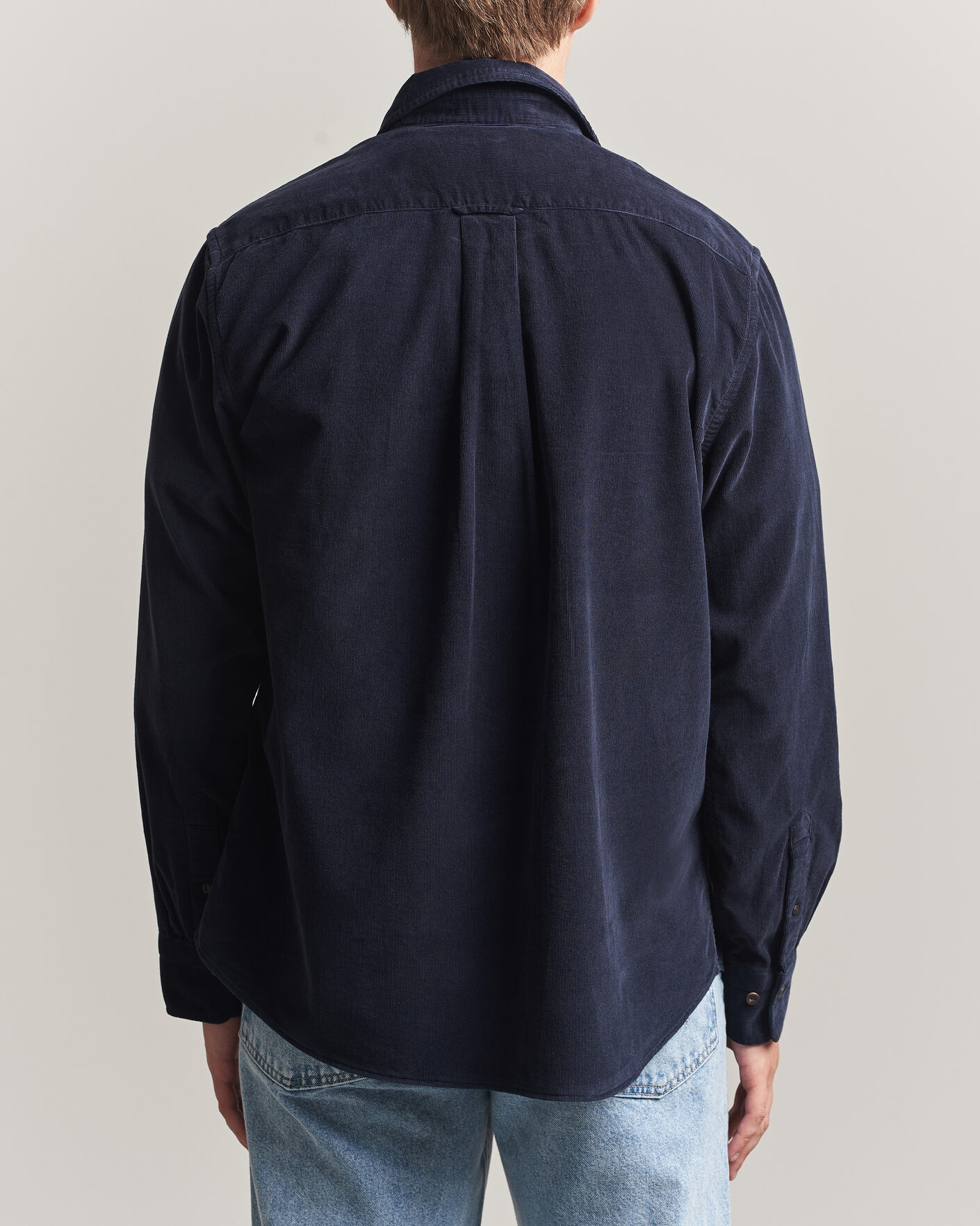 Herre | Skjorter | Gant | Regular Fit Baby Cord Shirt Evening Blue