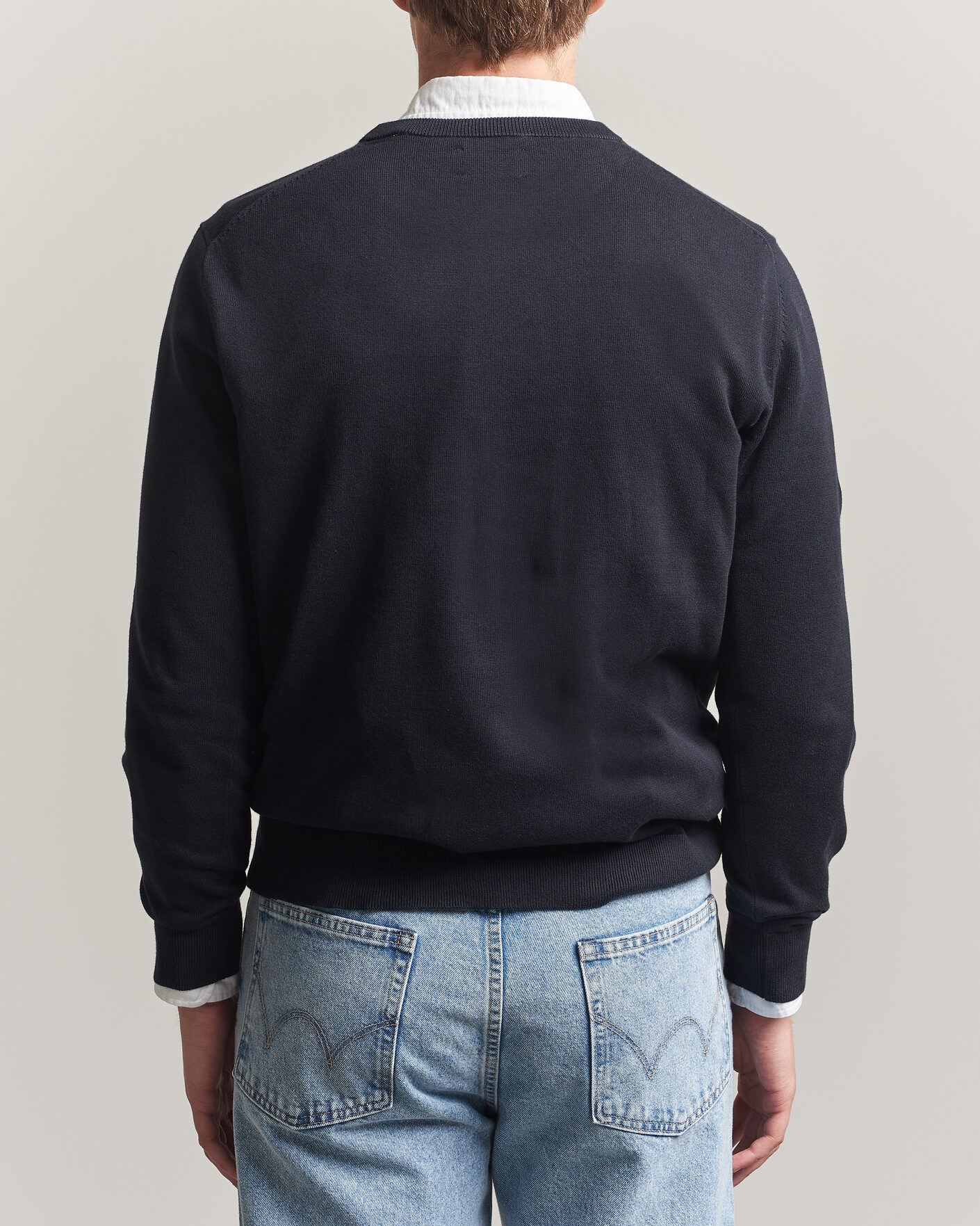 Herre | Trøjer | Gant | Classic Cotton Crew Neck Black