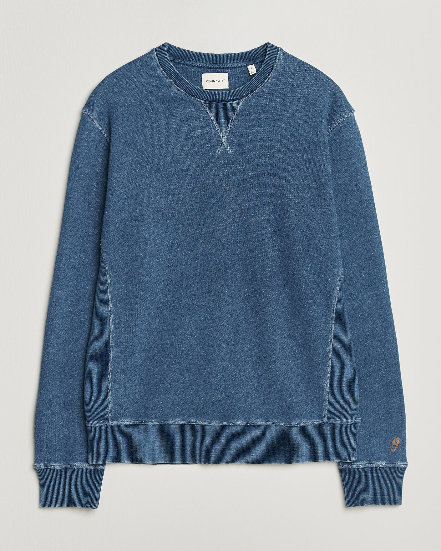 Herre | Trøjer | Gant | Vintage Crew Neck Sweatshirt Indigo