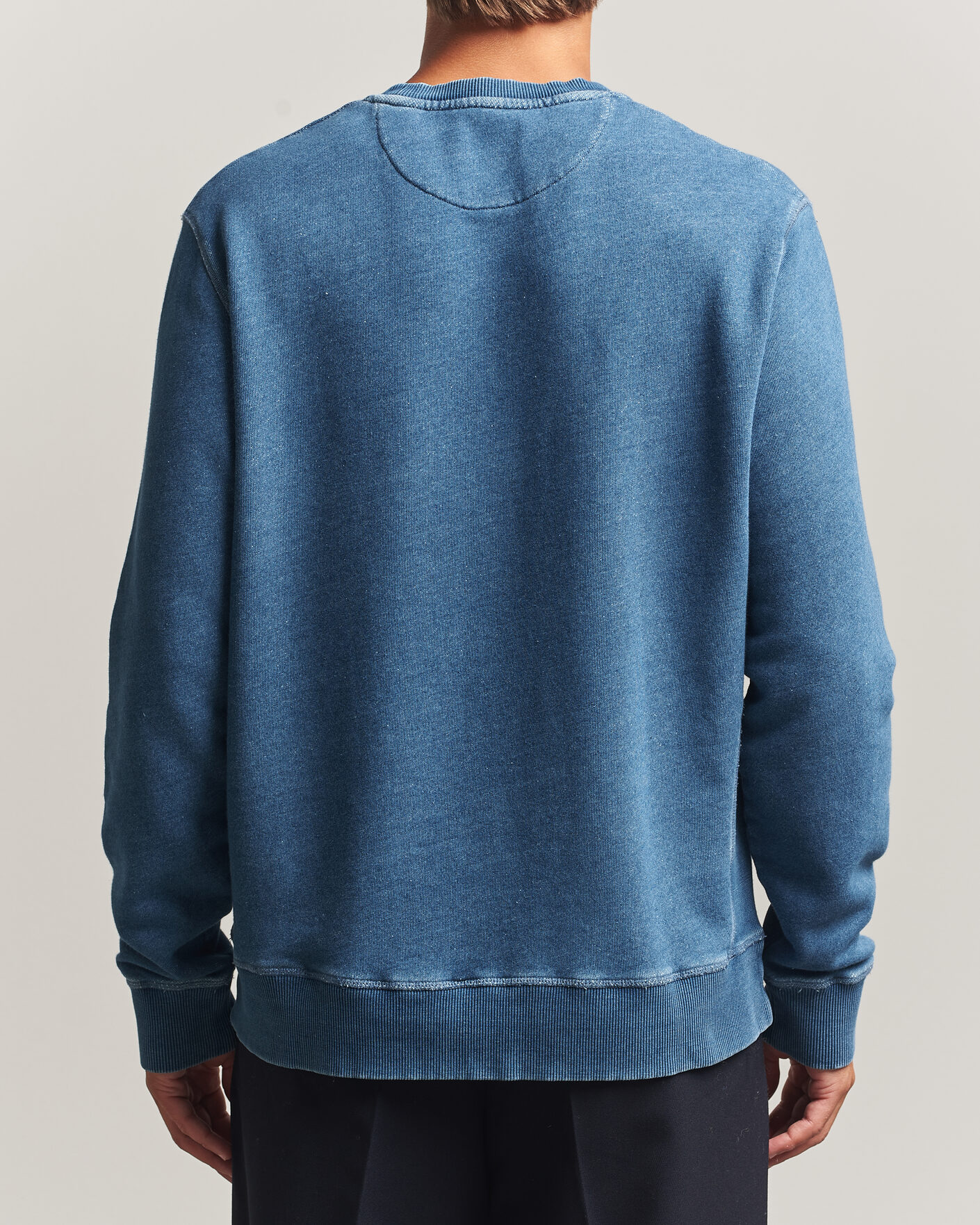 Herre | Trøjer | Gant | Vintage Crew Neck Sweatshirt Indigo