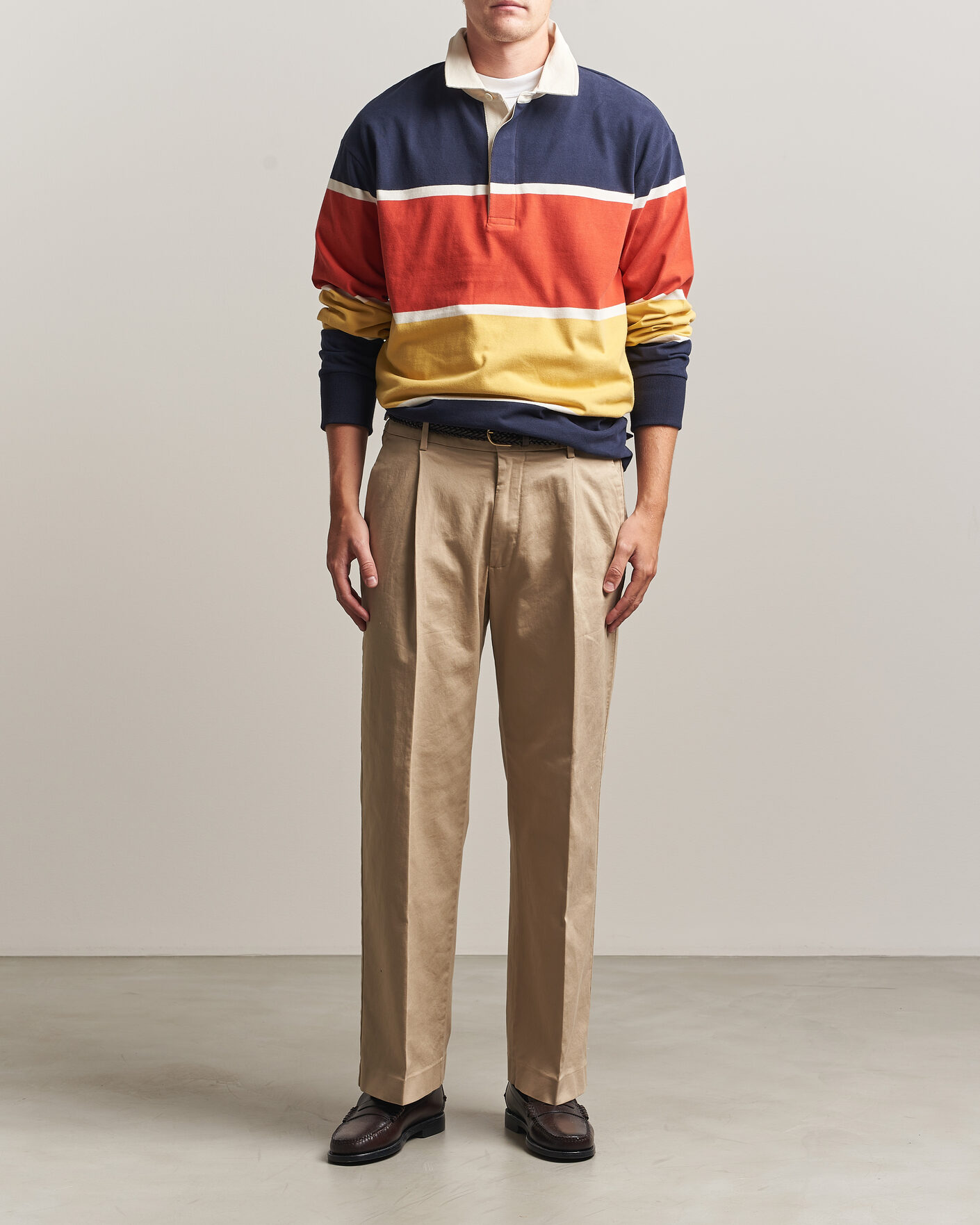Herre | Trøjer | Gant | Striped Rugger Multi