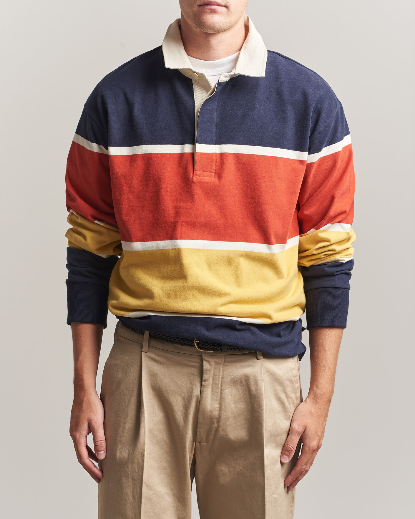 Herre | Trøjer | Gant | Striped Rugger Multi