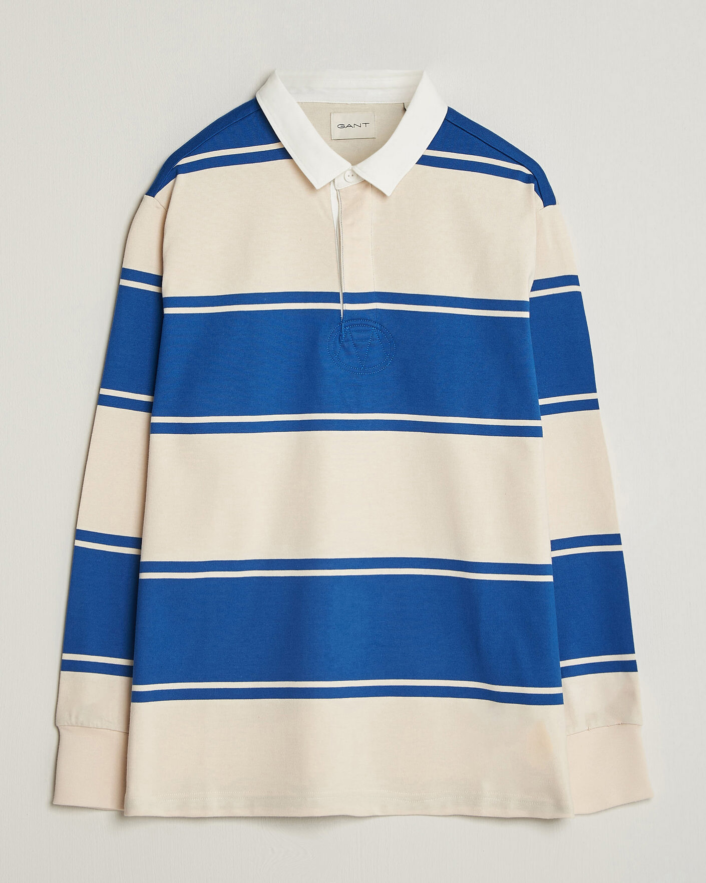 Herre | Trøjer | Gant | Striped Rugger Nautical Blue