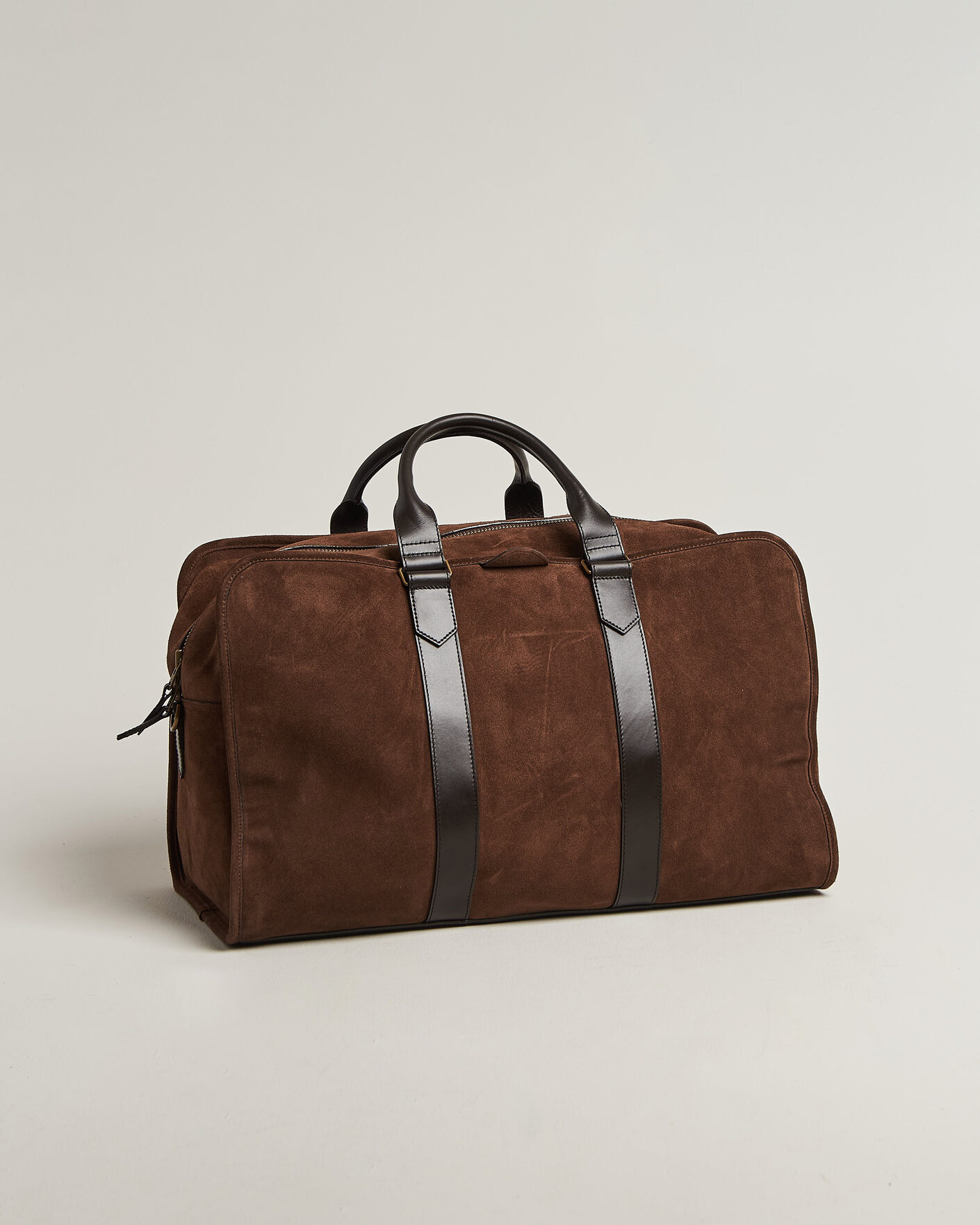 Herre | Tasker | Gant | Suede Duffle Bag Soil Brown