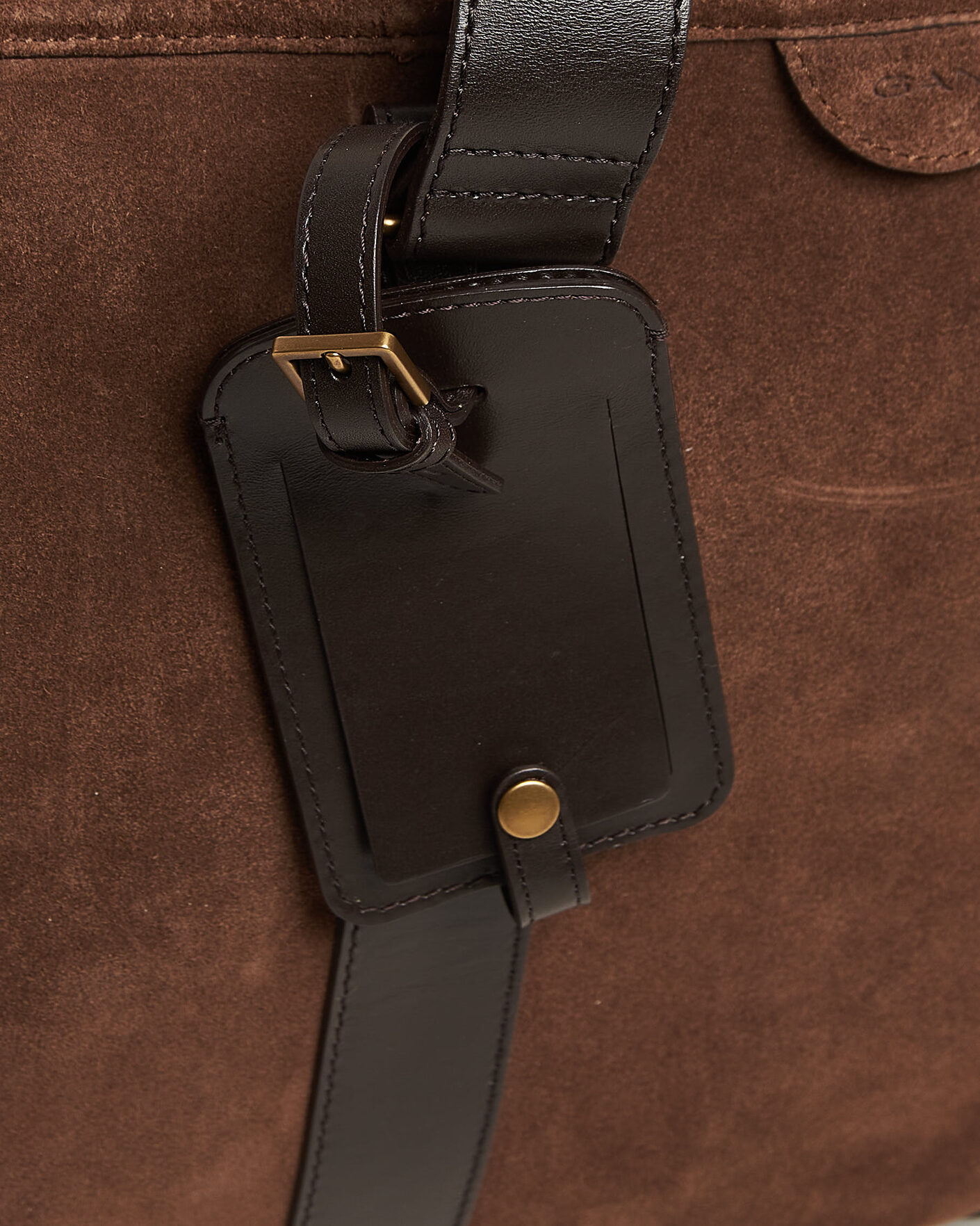 Herre | Tasker | Gant | Suede Duffle Bag Soil Brown