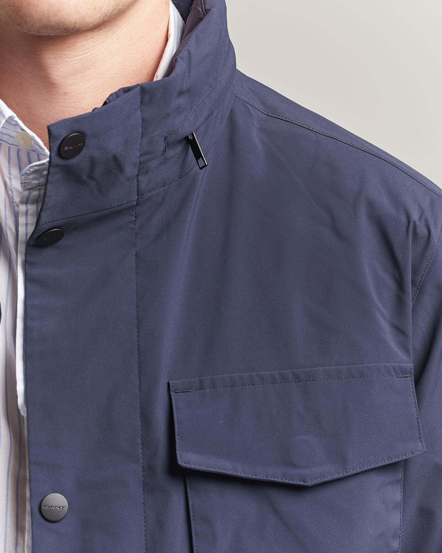 Herre | Jakker | Gant | Lightweight 4-Pocket Field Jacket Evening Blue